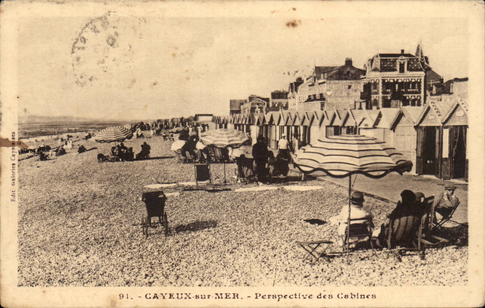 Cayeux on Sea CPA View of the cabins