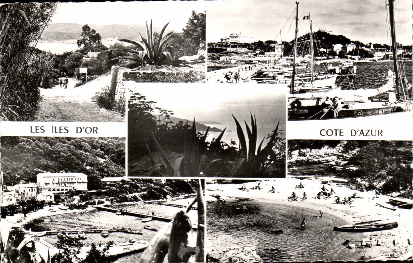 CPSM the gold islands Dimensions Azure