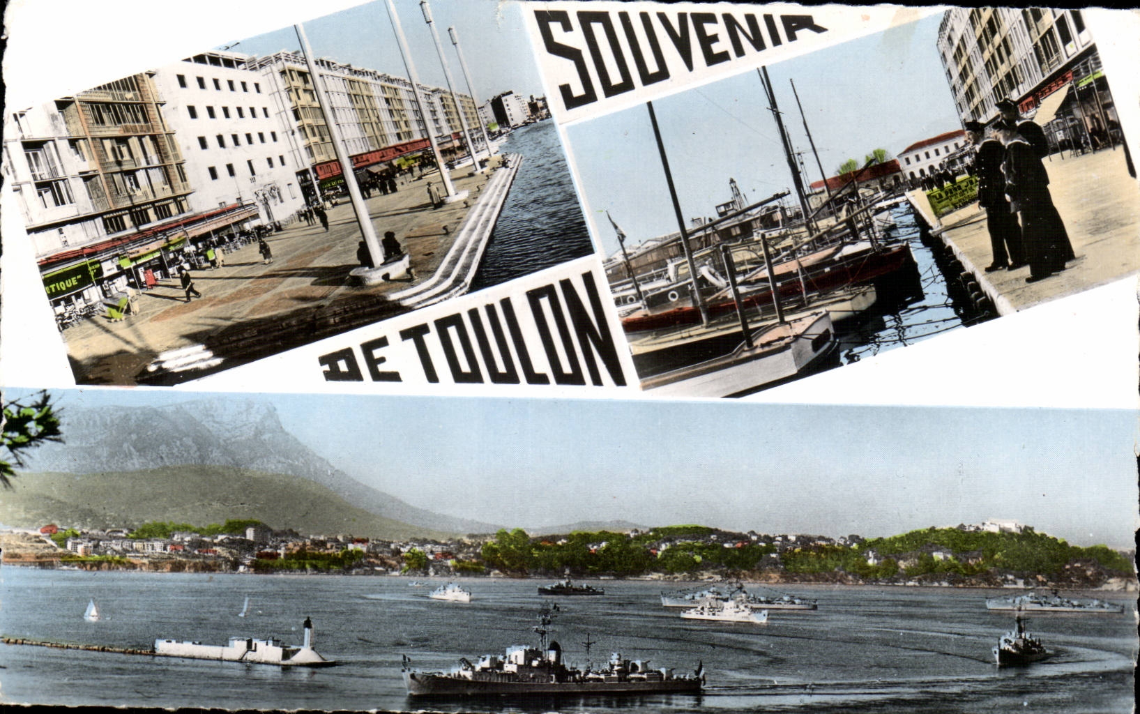 CPSM Souvenir of Toulon