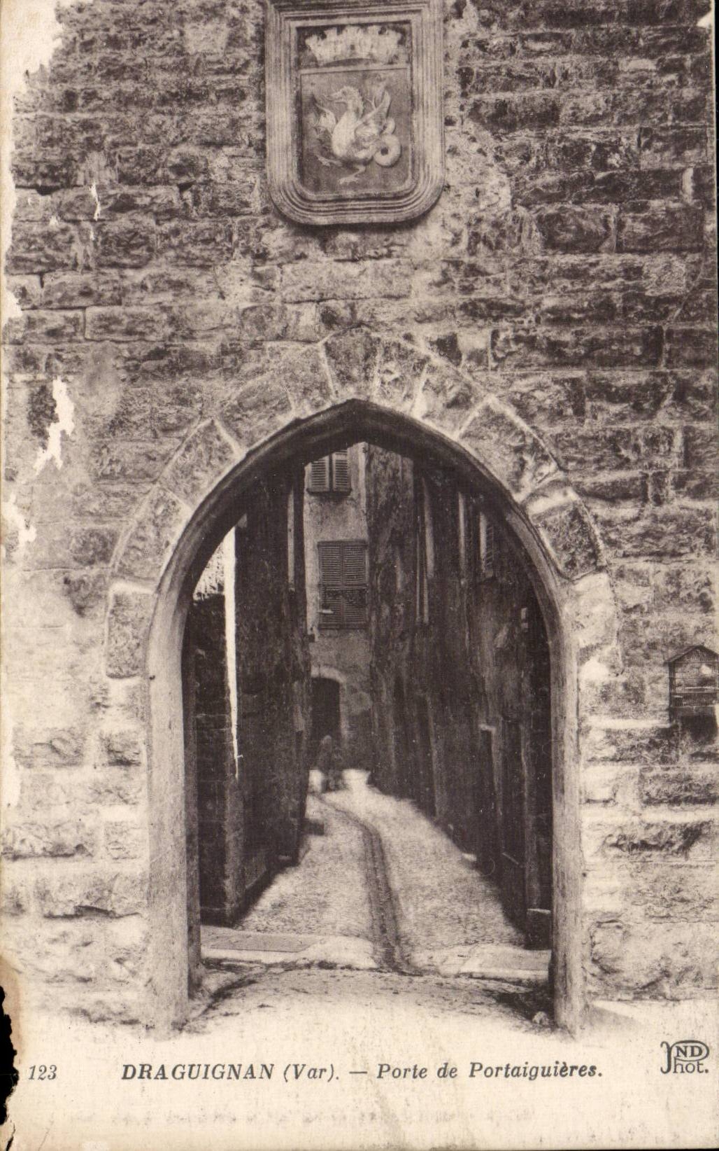 CPA Draguignan Gate of Portaguieres