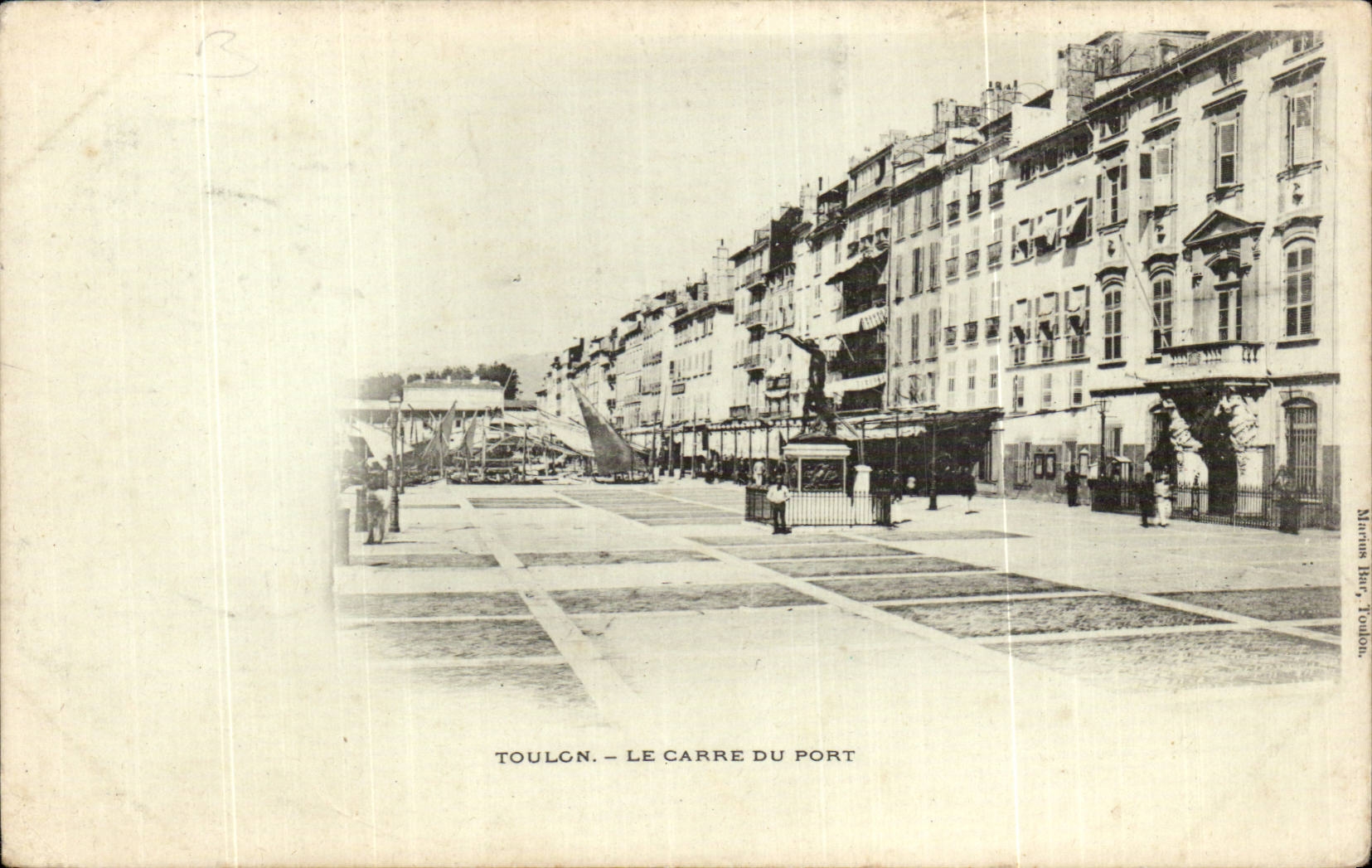 CPA Toulon squares It port