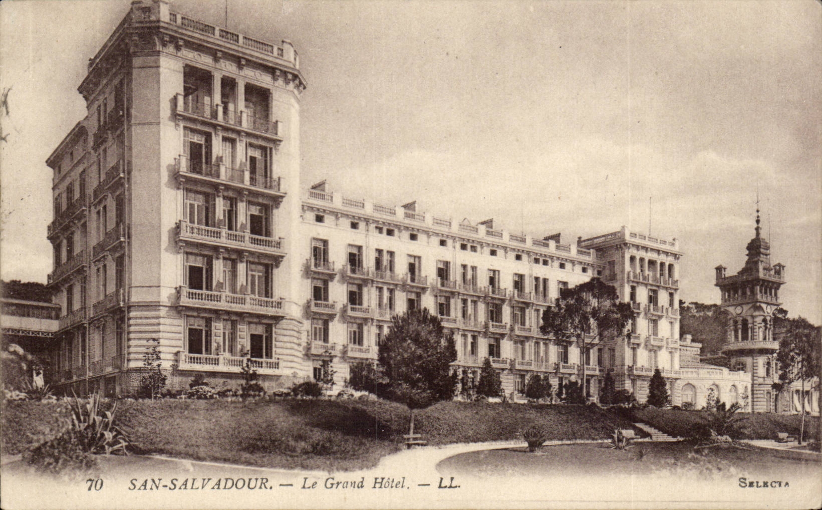 San Salvadour CPA Le grand hotel