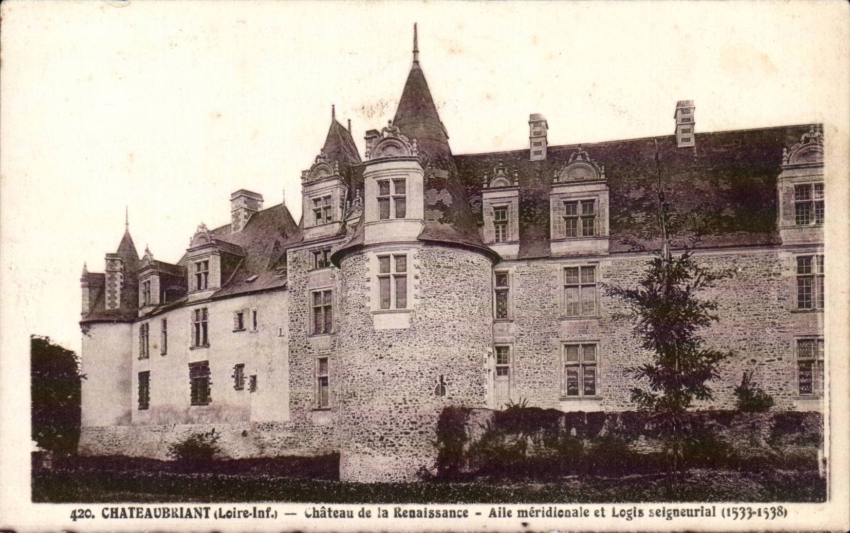 CPA Chateaubriant the castle