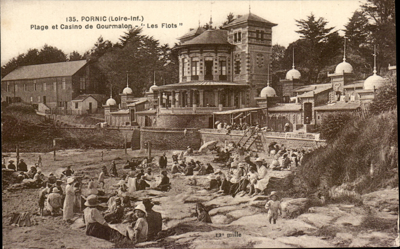 CPA Pornic Beach and casino of Gourmalon floods