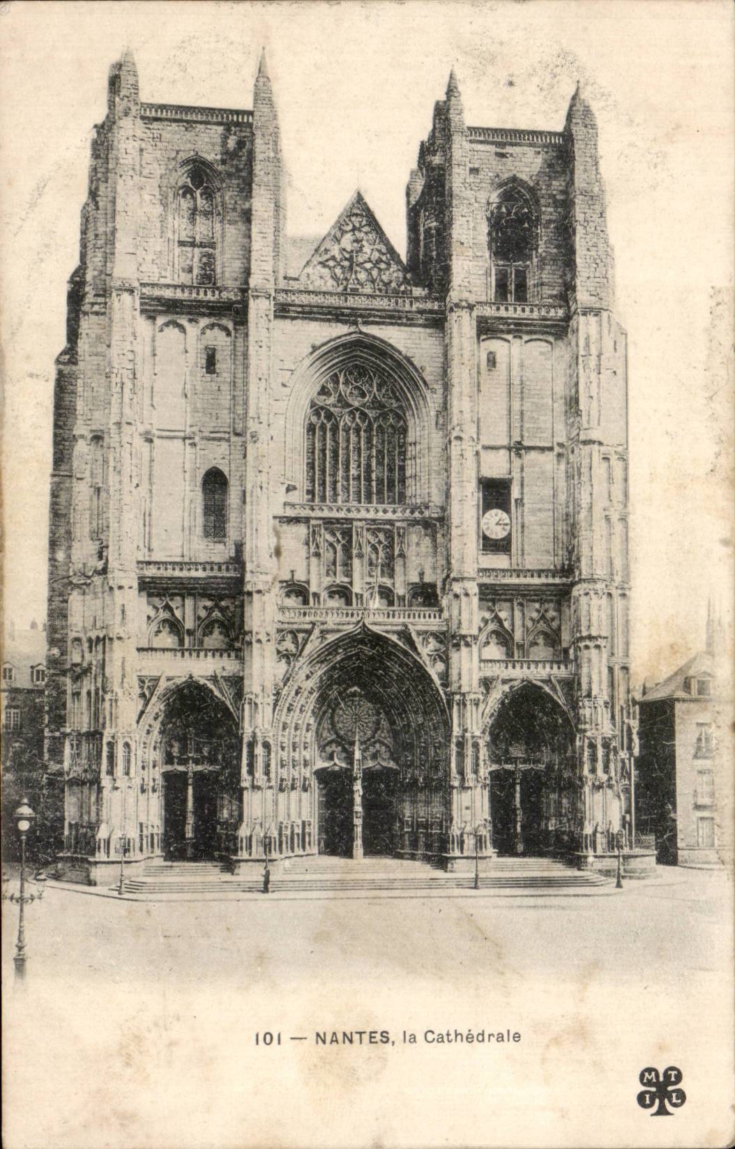 Nantes CPA the cathedral