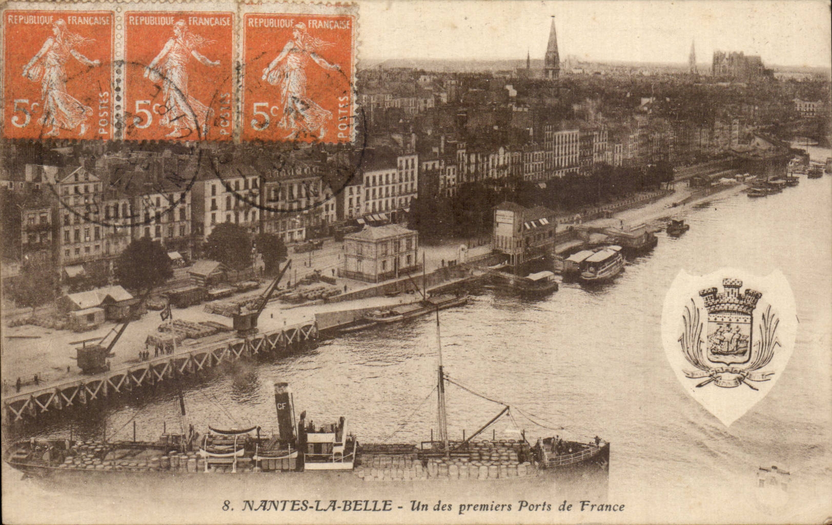 Nantes CPA One of the first wearing of France Boats