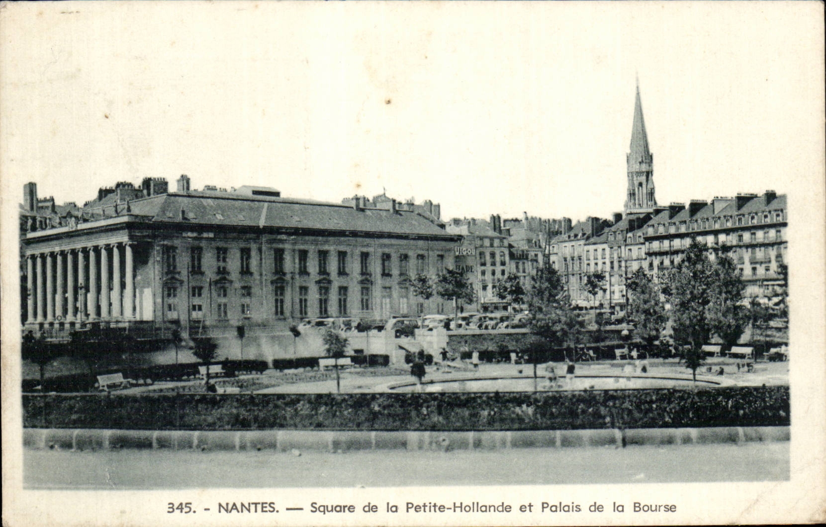 Nantes CPA Public garden of small Netherlands and palate of the purse