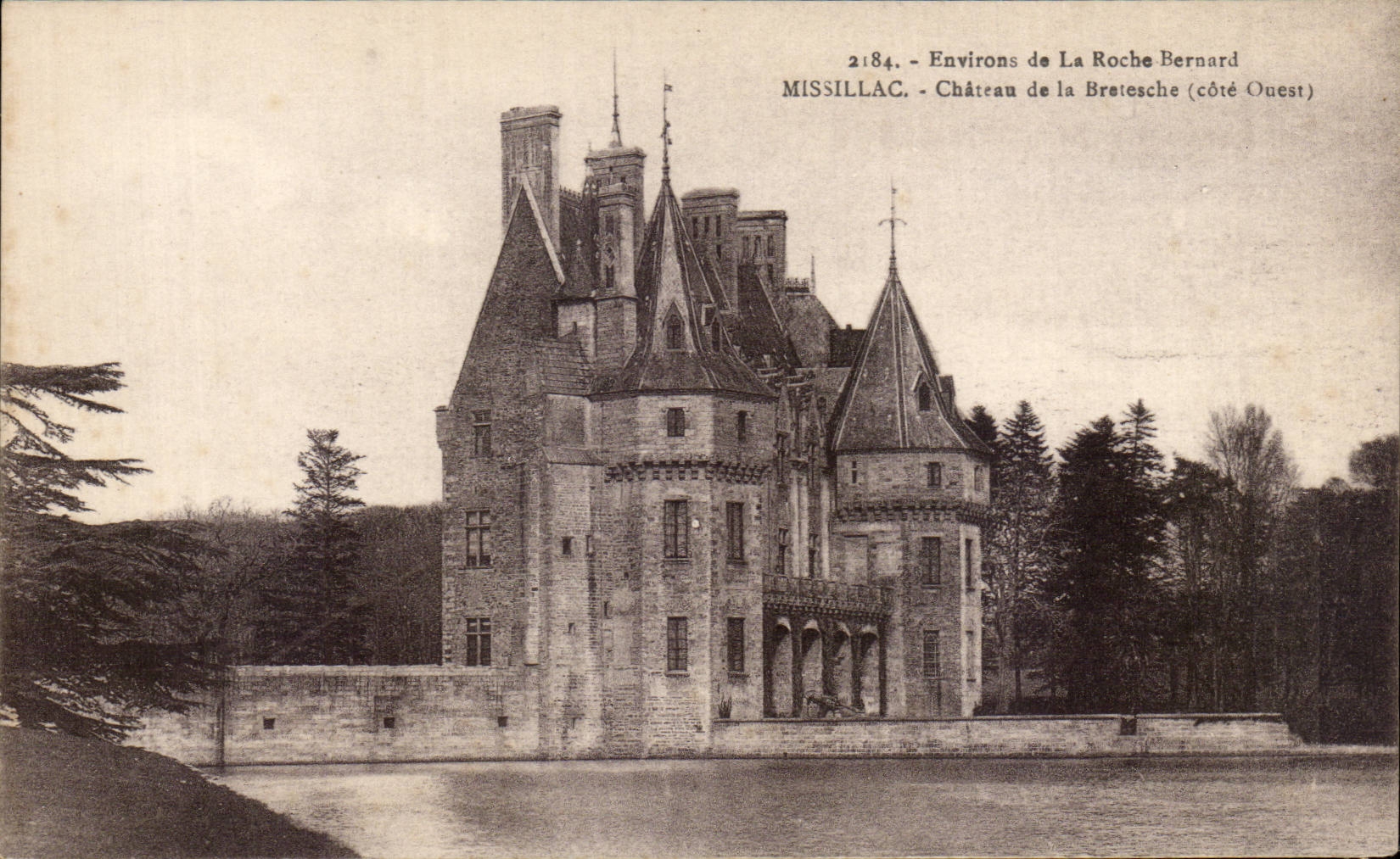 CPA Umlagerungen des Felsen Bernard Missilac Schlosses von Bretesche