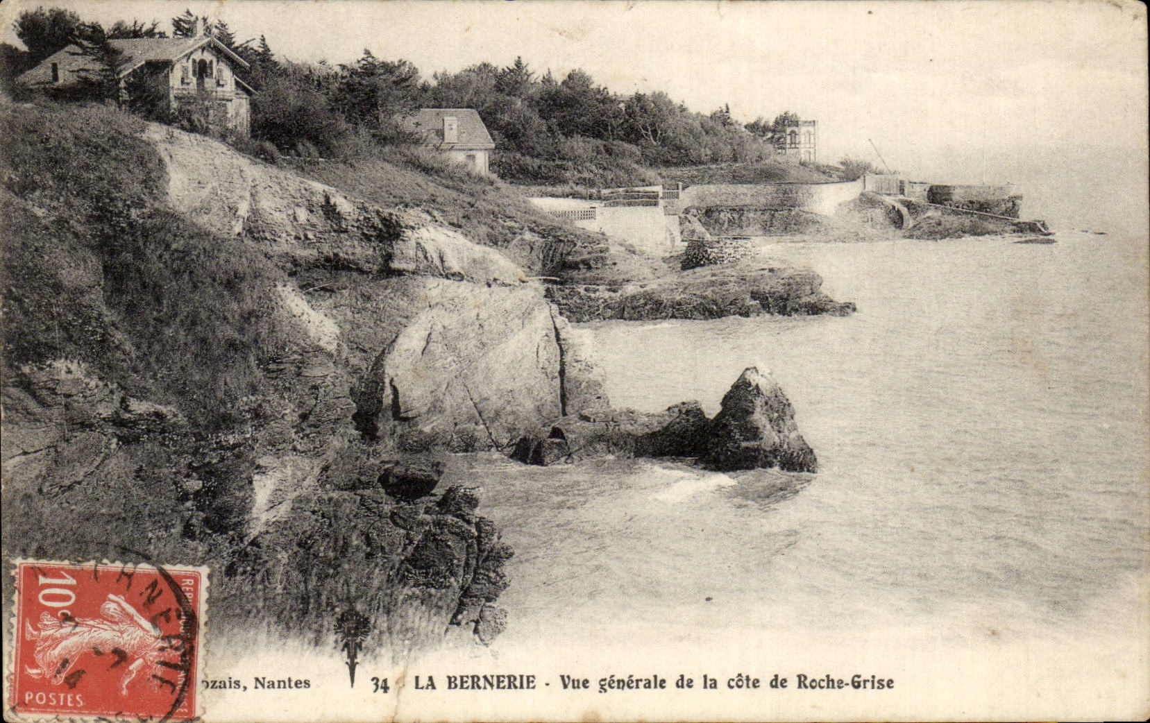 CPA Bernerie View of the wild dimension