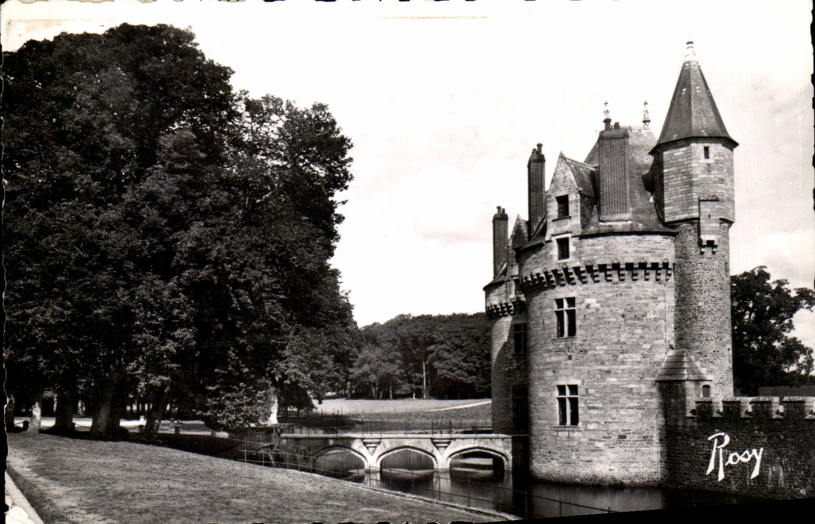 CPSM Missilac Hereinkommen des Schlosses von Bretesche