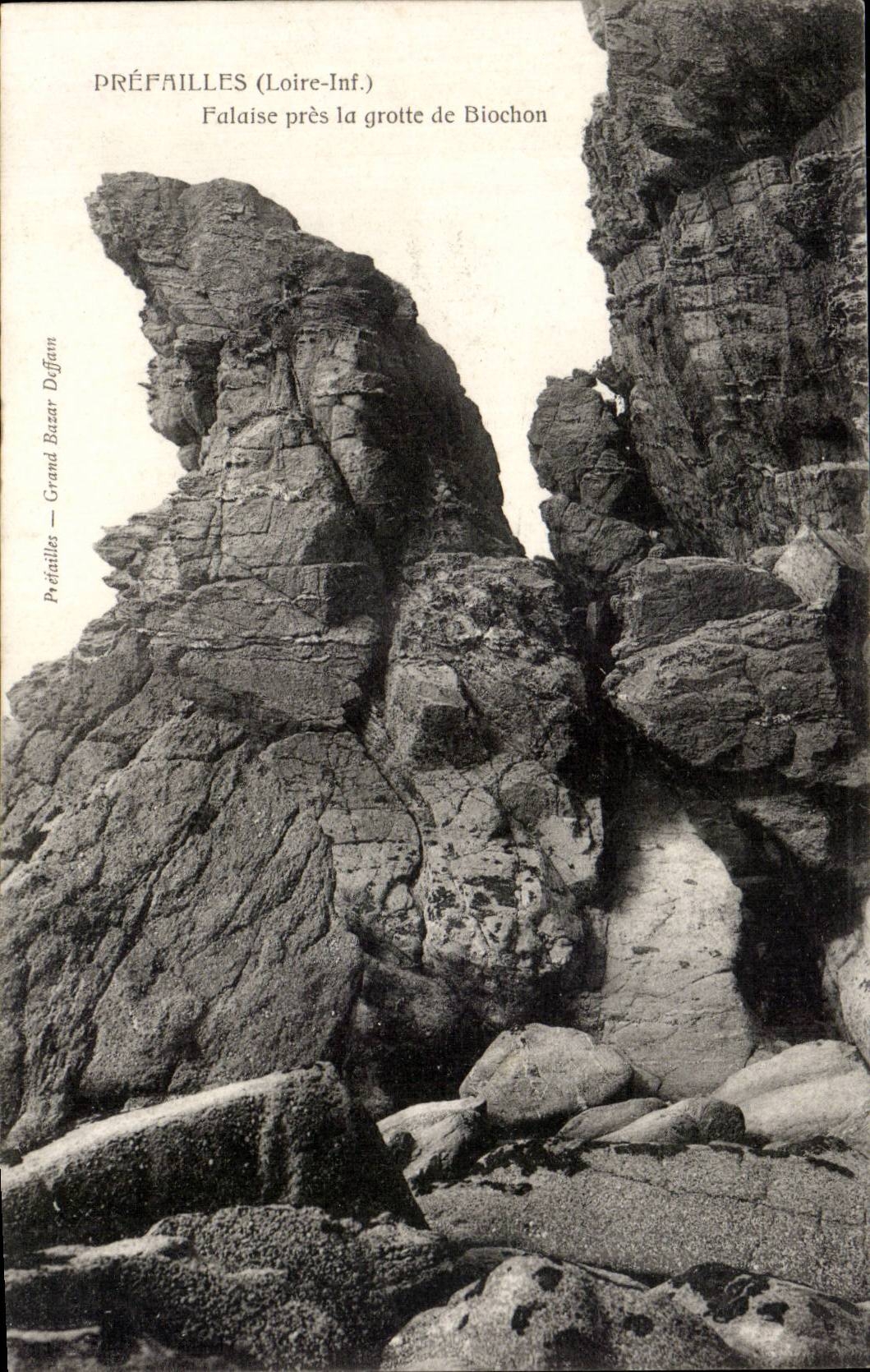 CPA Prefailles Klippenabschluss die Hohle von Biochon