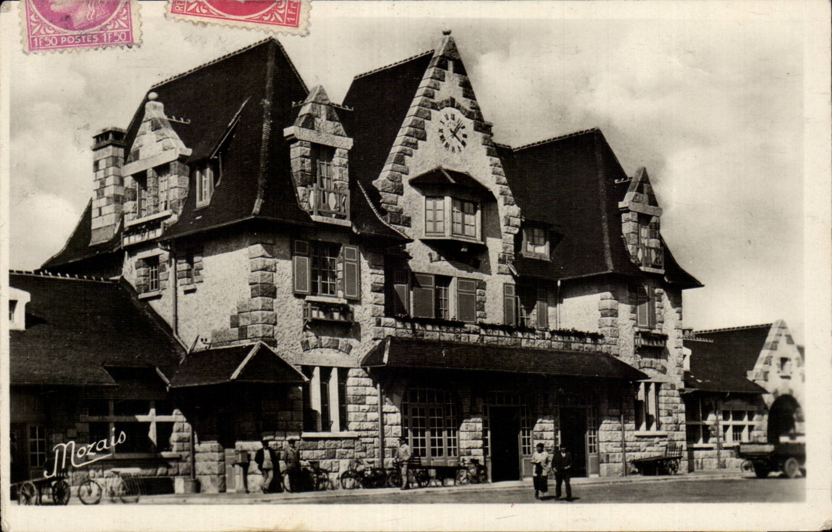 CPA La Baule Escoublac the new station of the railroads