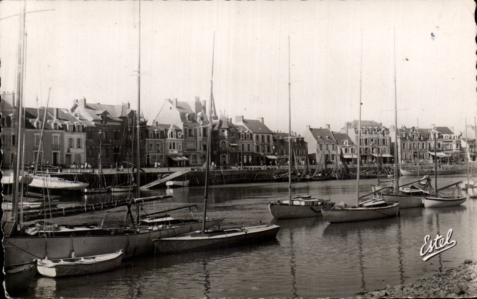 CPA Pouliguen Seen of the port