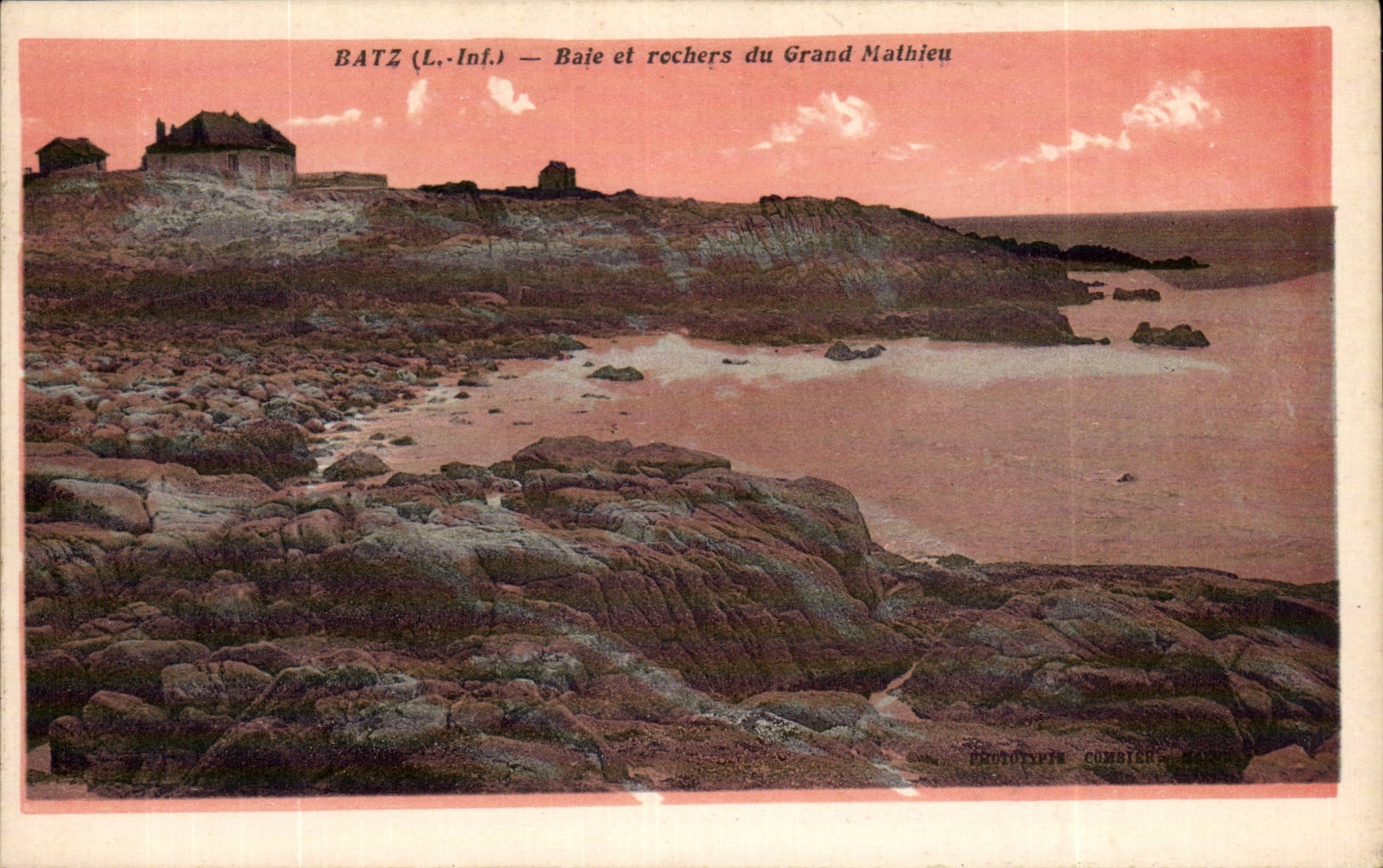 CPA Batz Bay and rocks of the large Mathieu