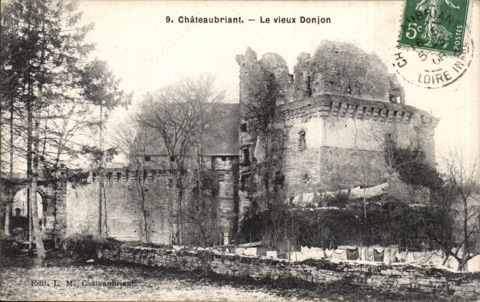 Chateaubriant CPA the old keep