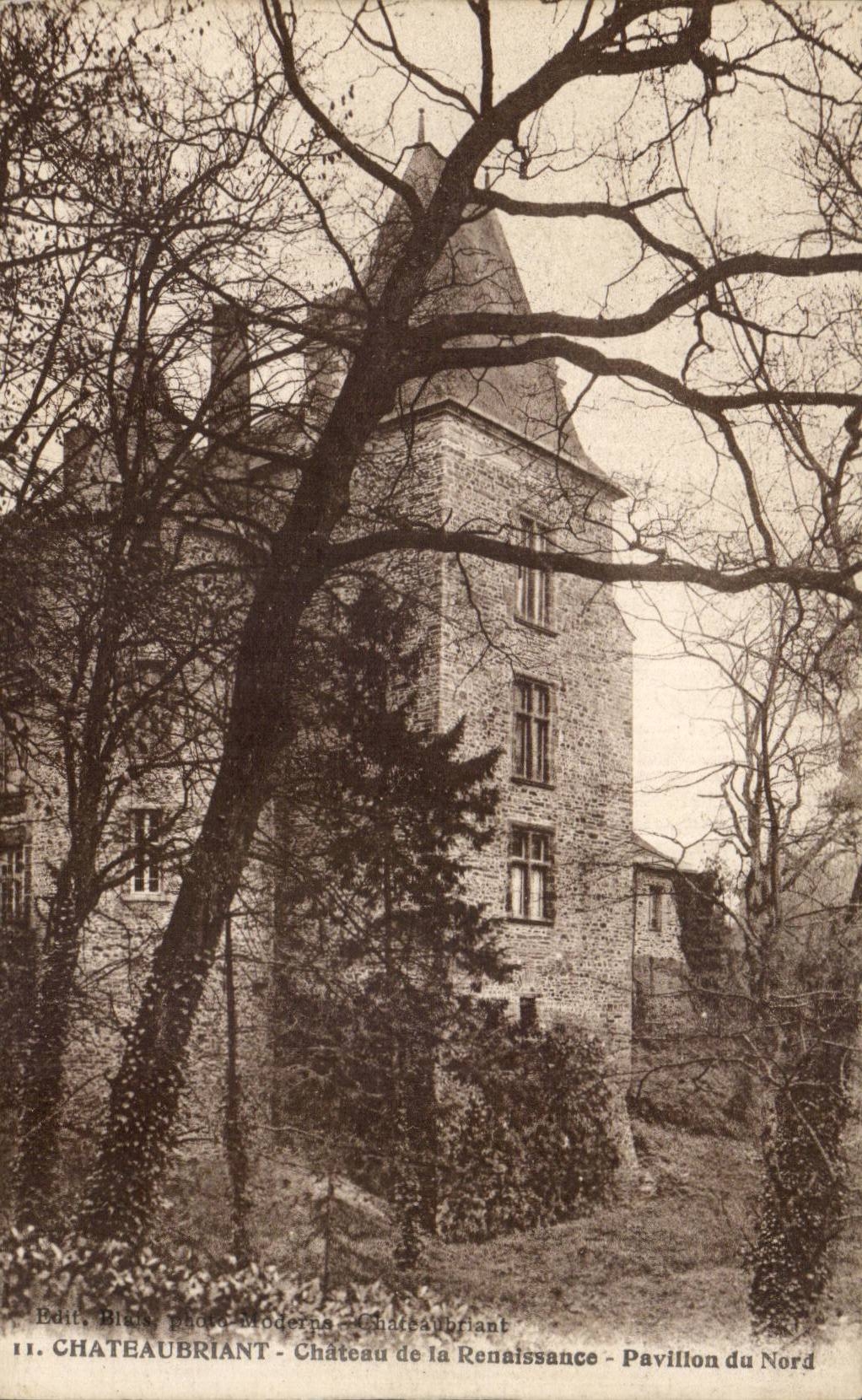 Chateaubriant CPA Castle of Renaissance the House of North