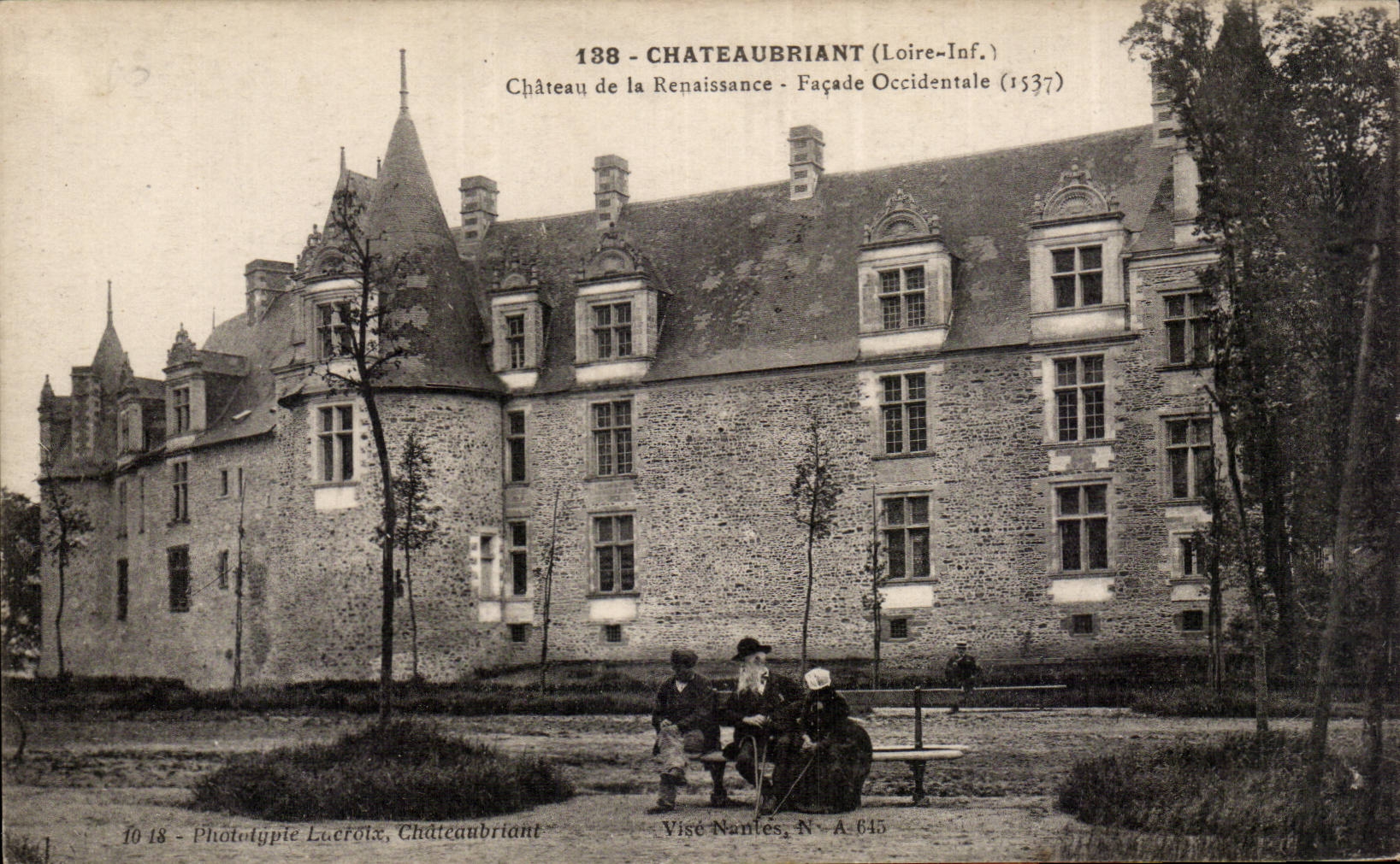Chateaubriant CPA Schloss des Nizza Schusses der Renaissance