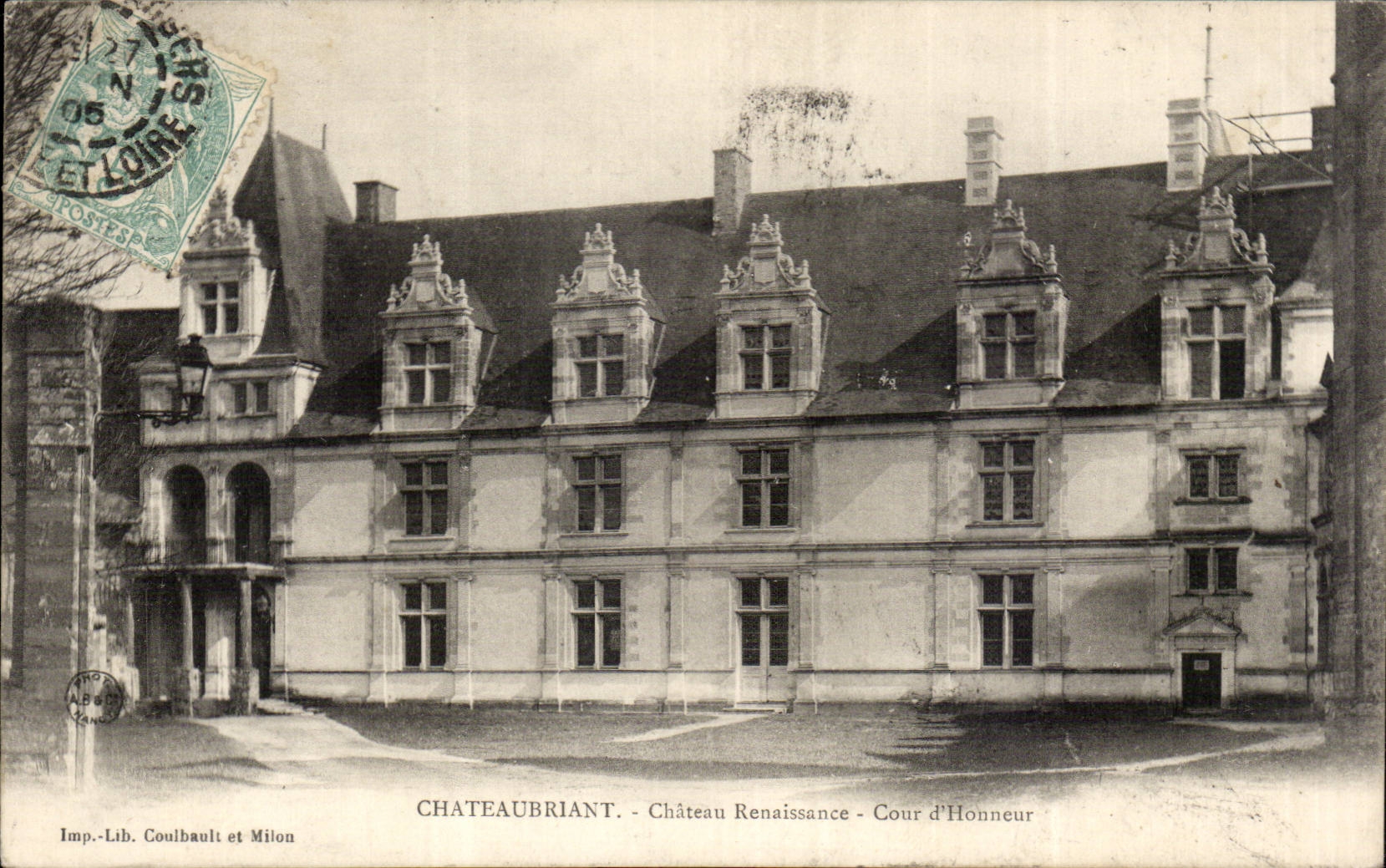 Chateaubriant CPA Schloss-Renaissance-Hauptleitungshof