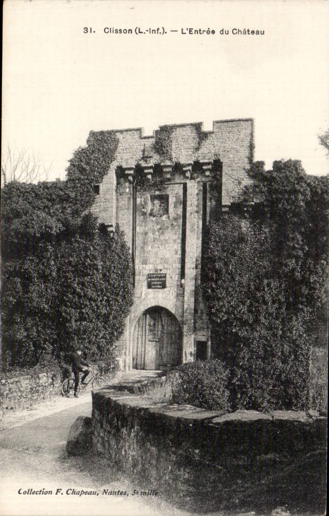 Clisson CPA Hereinkommen des Schlosses