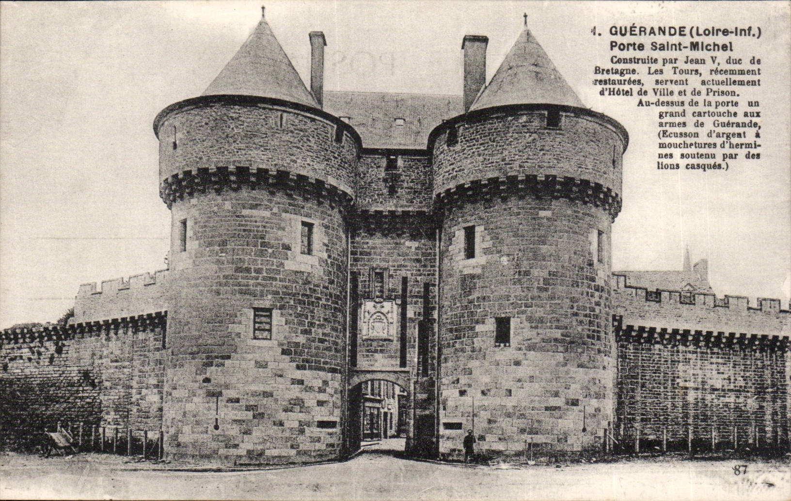 CPA heiliges Guerande Gatter Michel