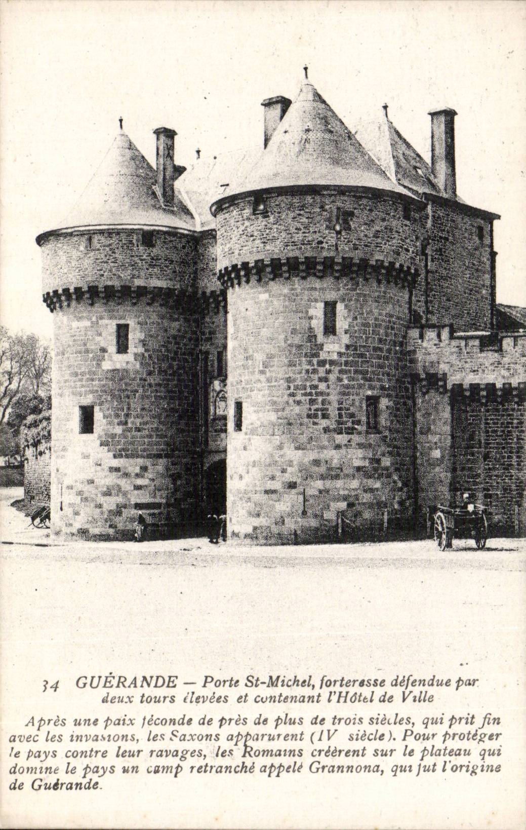 CPA heiliges Guerande Gatter Michel