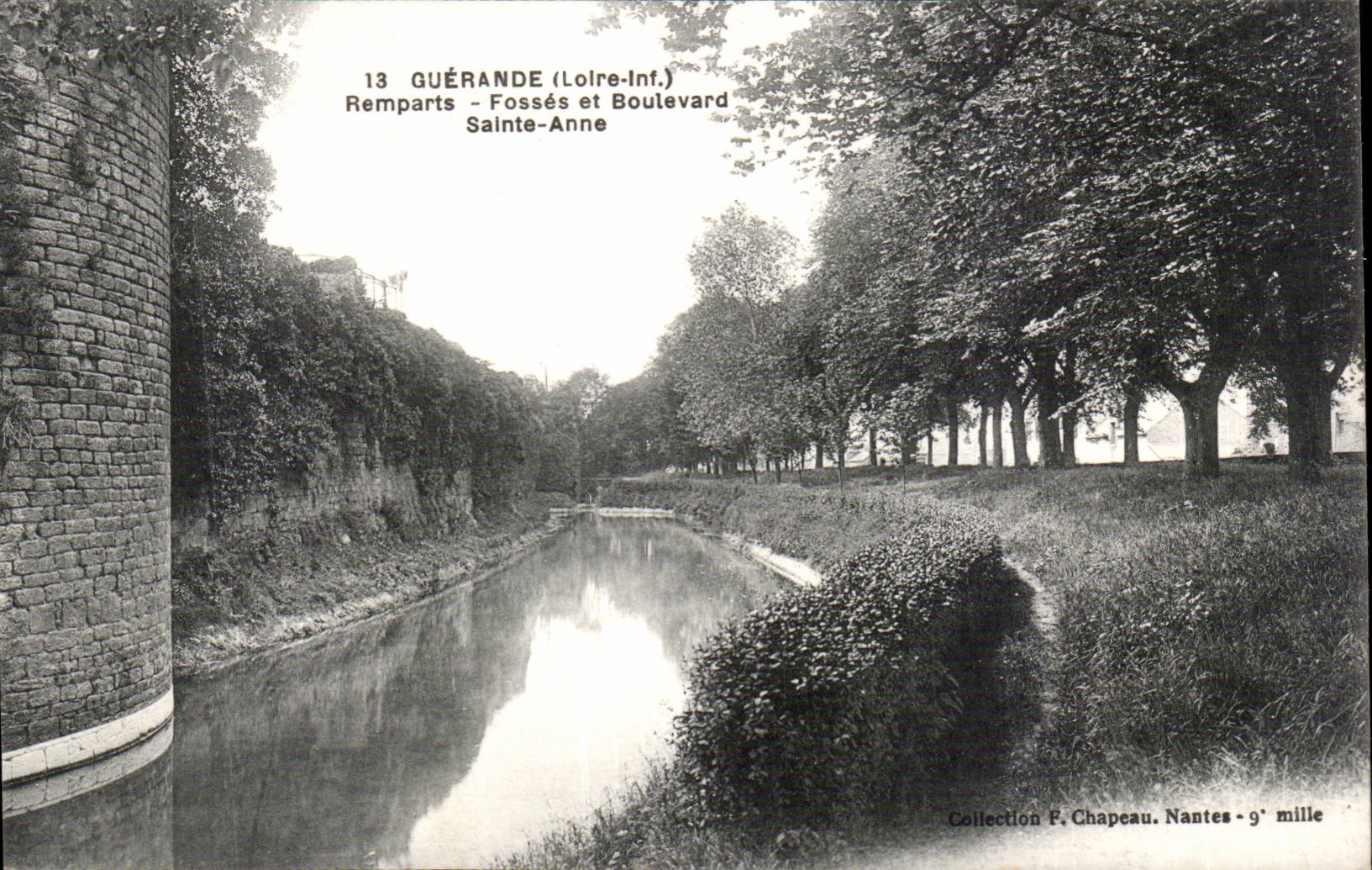 CPA Guerande Walls Pits and boulevard Sainte Anne