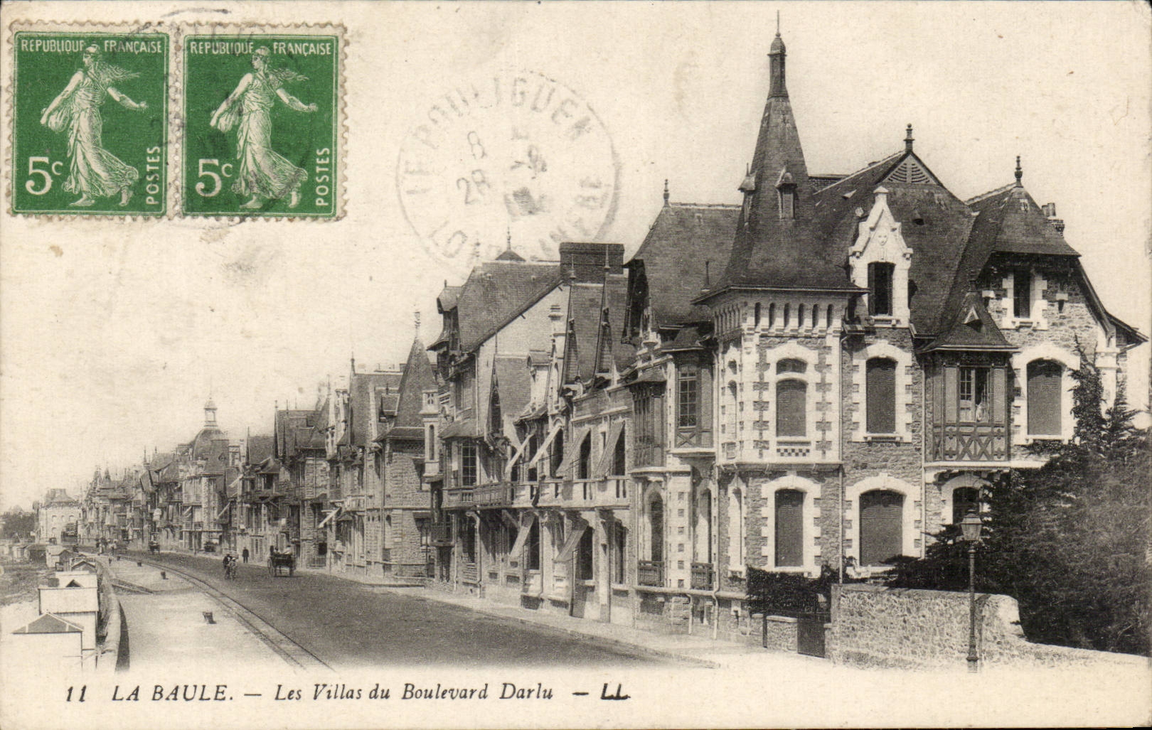 CPA La Baule villas of the Darlu boulevard