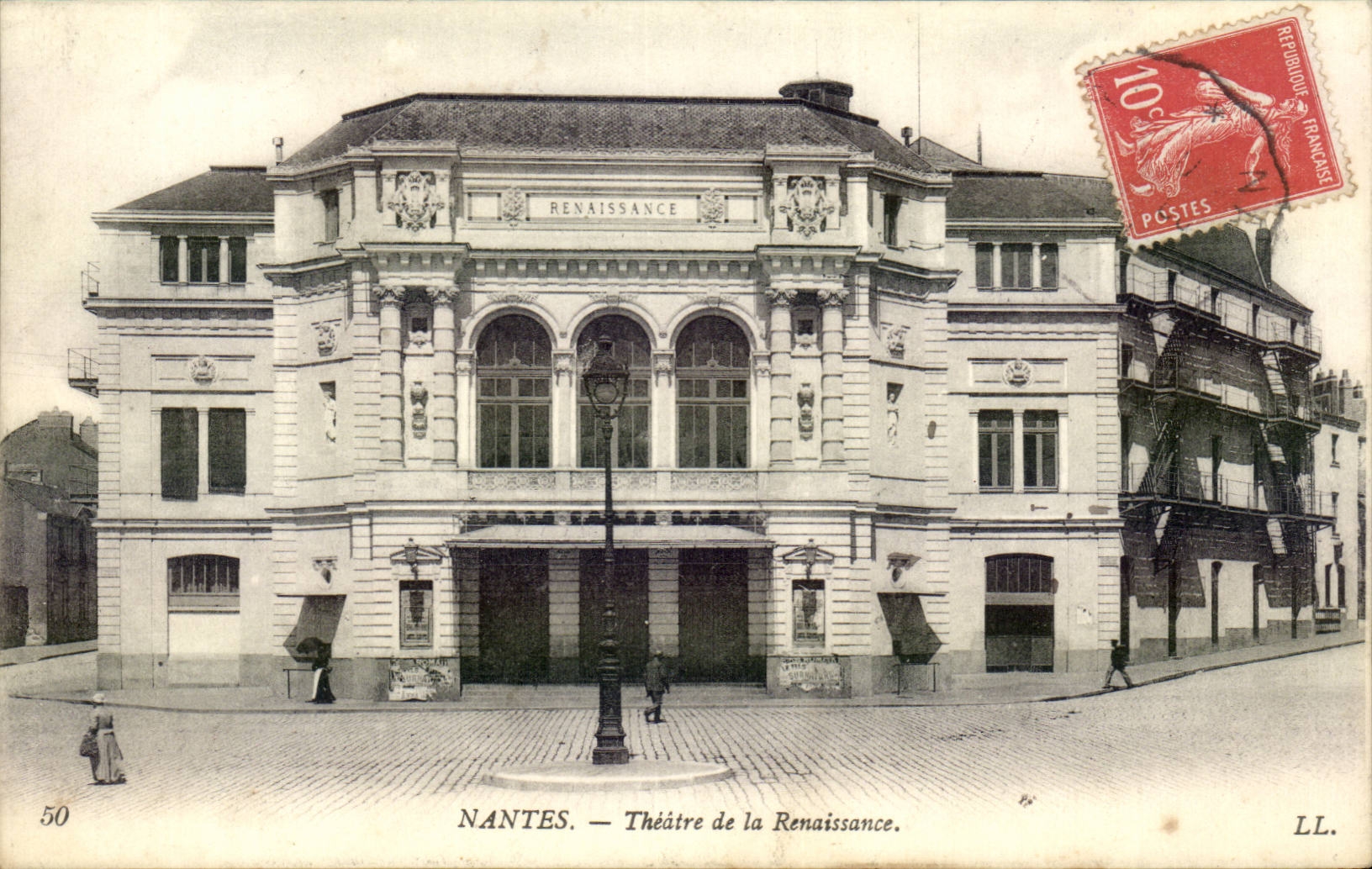 CPA Nantes Theater of Renaissance