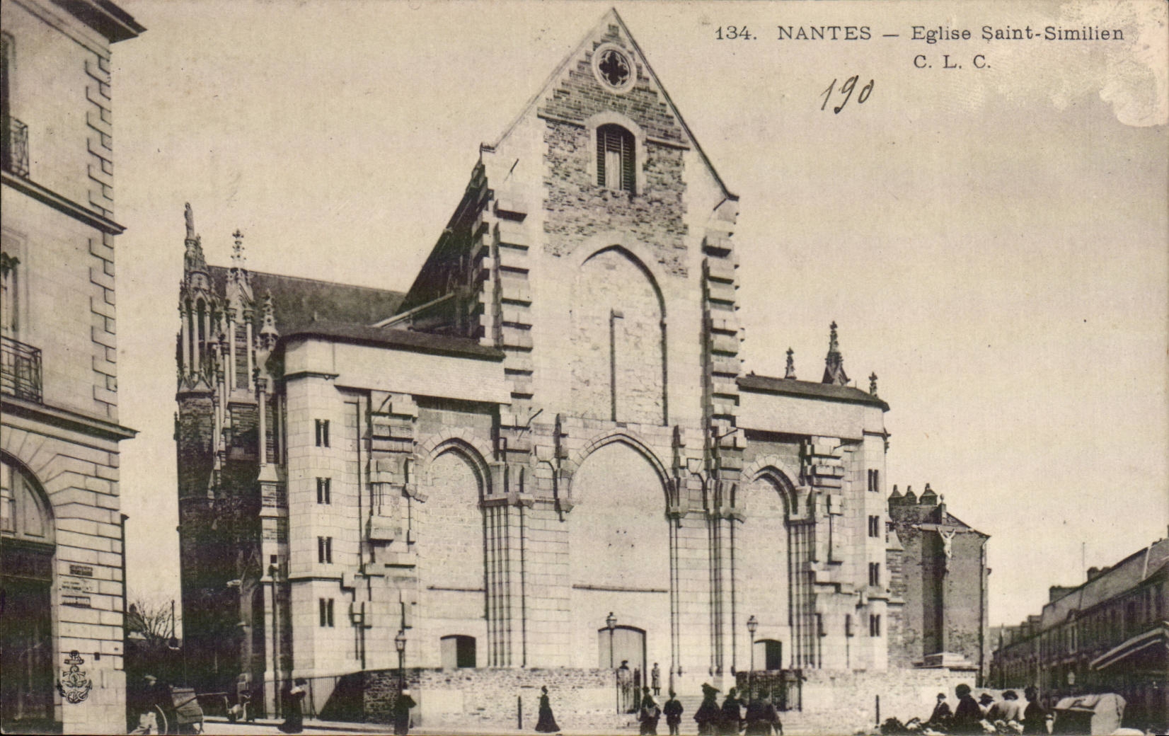 CPA Nantes Church Saint Similien