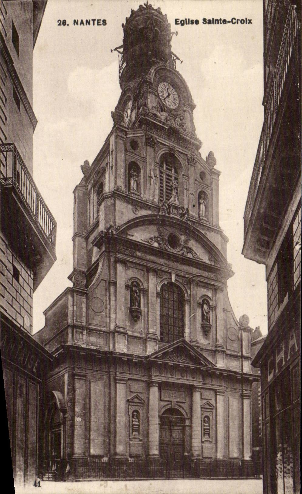 CPA Nantes Church co Cross