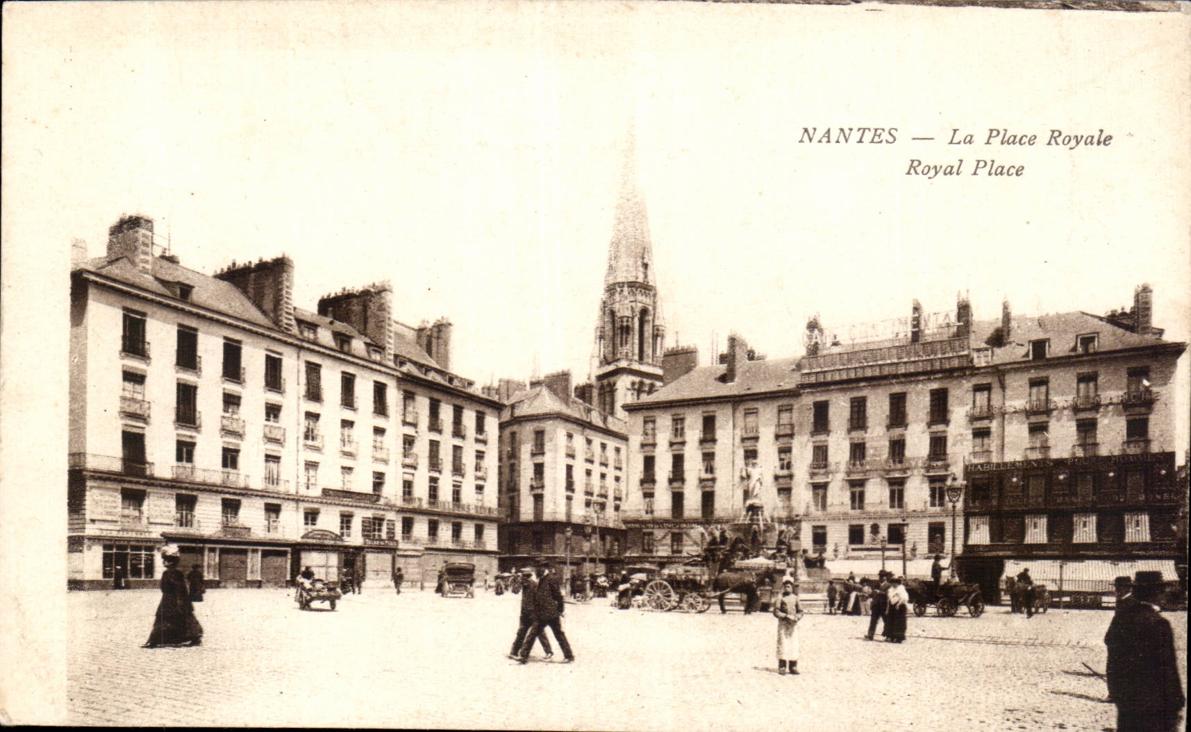 CPA Nantes the royal place