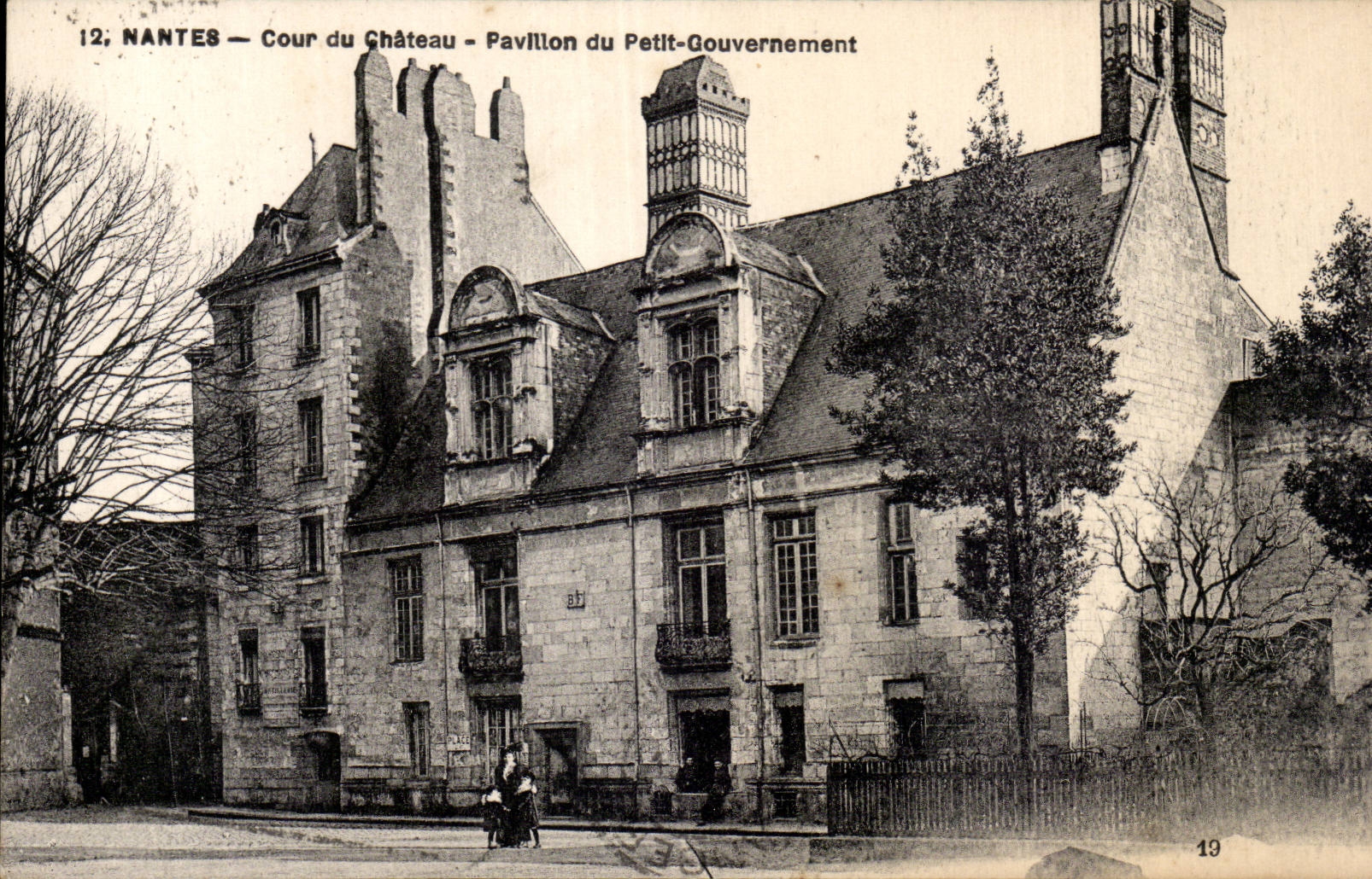 CPA Nantes Court of the castle House of the small government