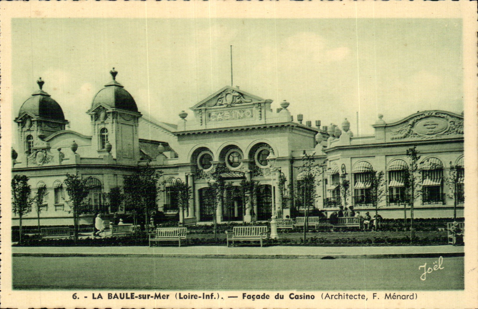 CPA La Baule on sea Frontage of casino