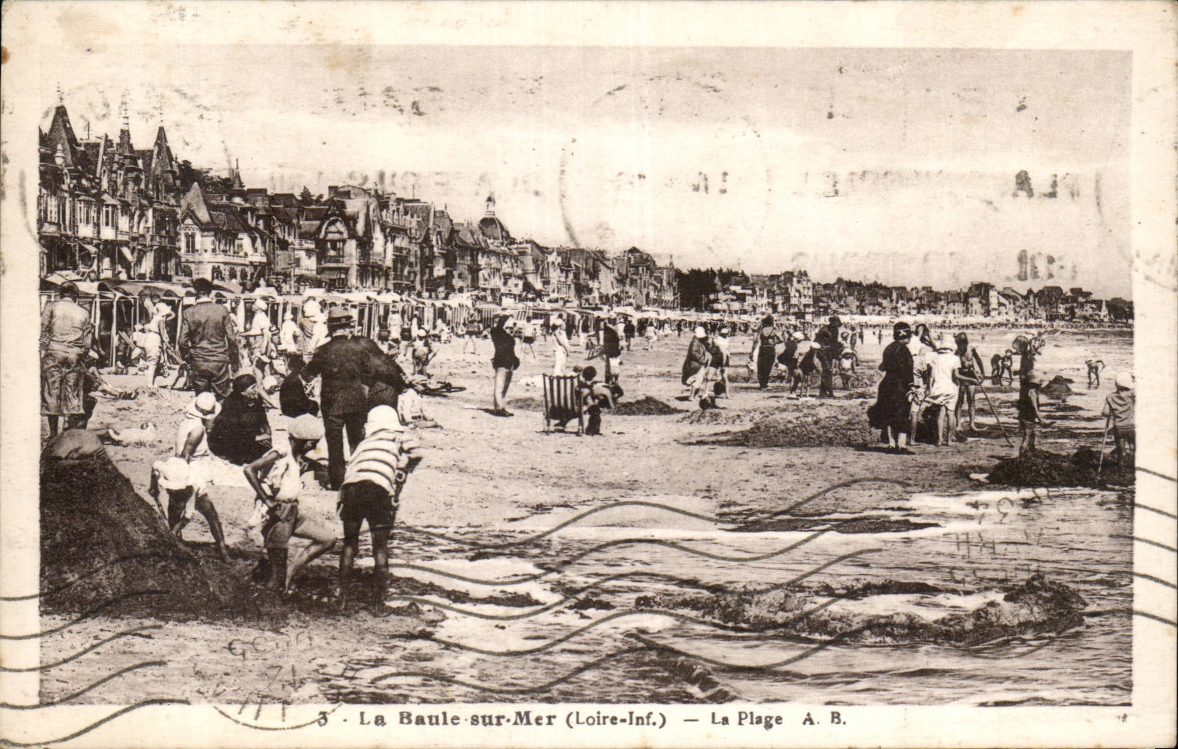CPA La Baule the beach