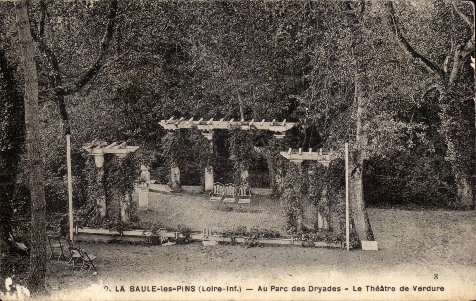 CPA La Baule With the park of Dryades the open-air theater
