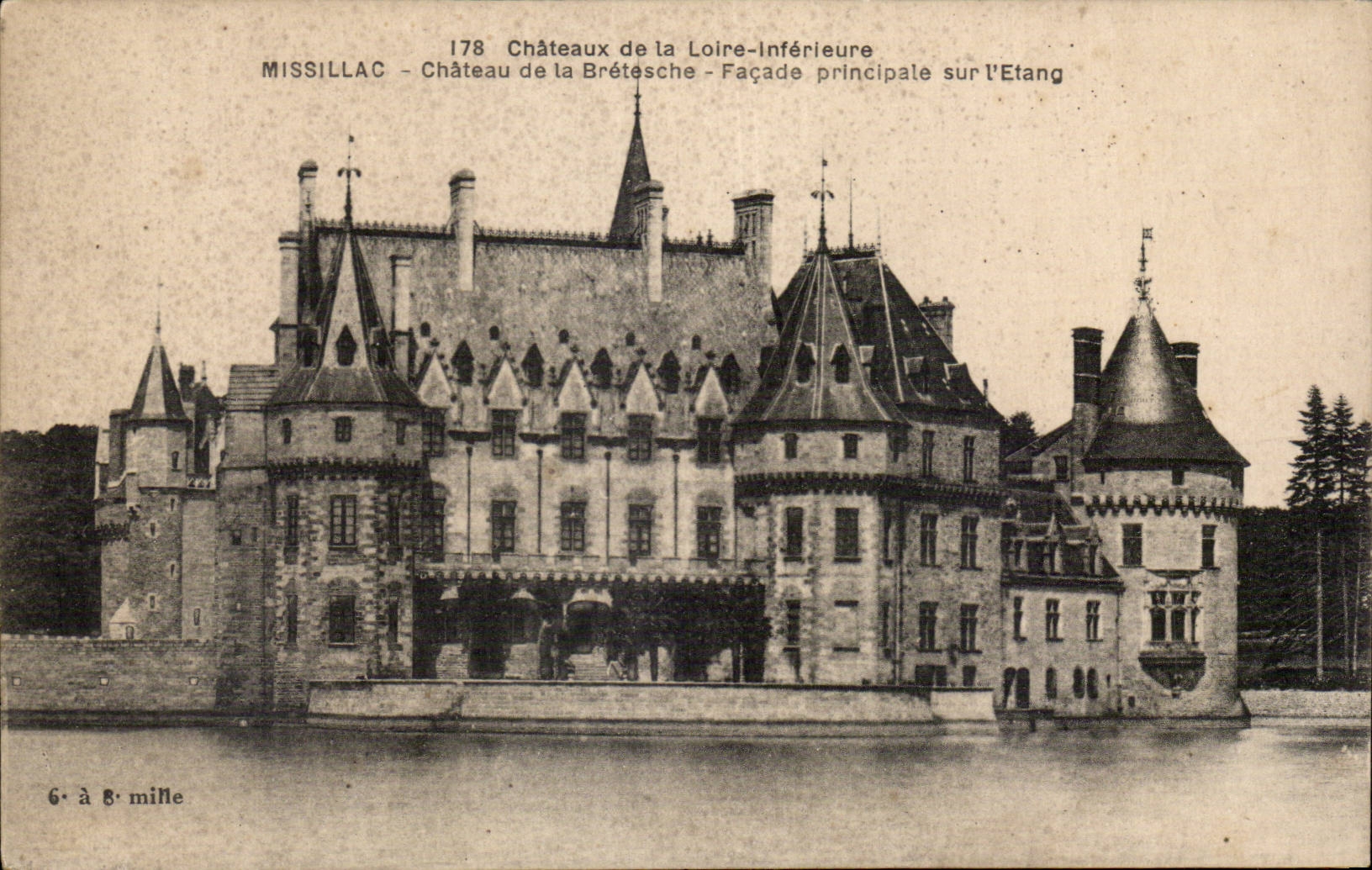 CPA Missillac Schloss von Bretesche