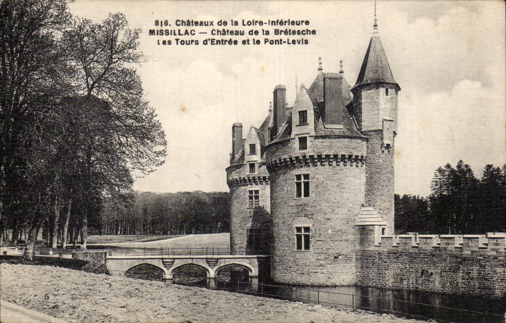 CPA Missillac Schloss von Bretesche