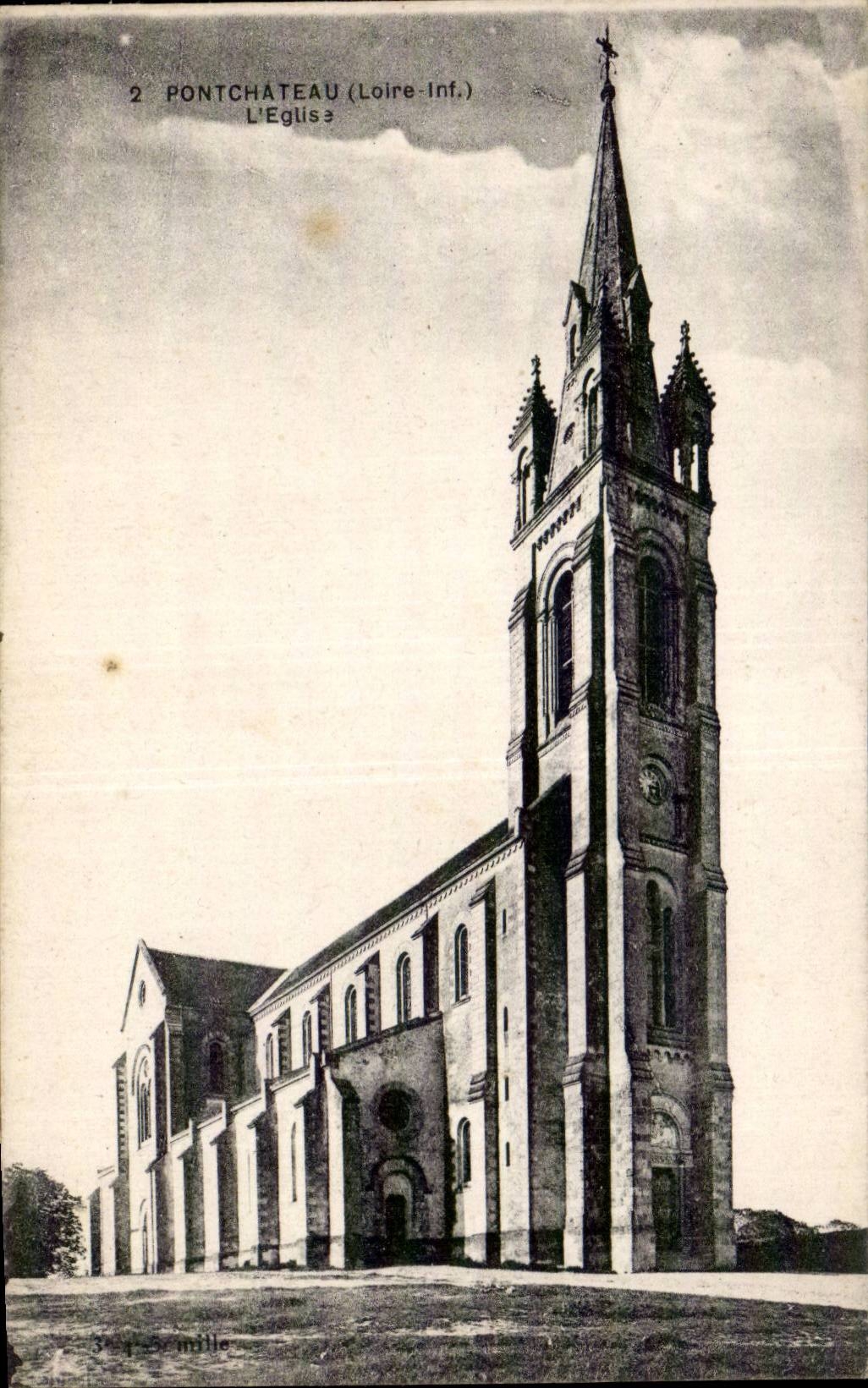 CPA Pontchateau the church