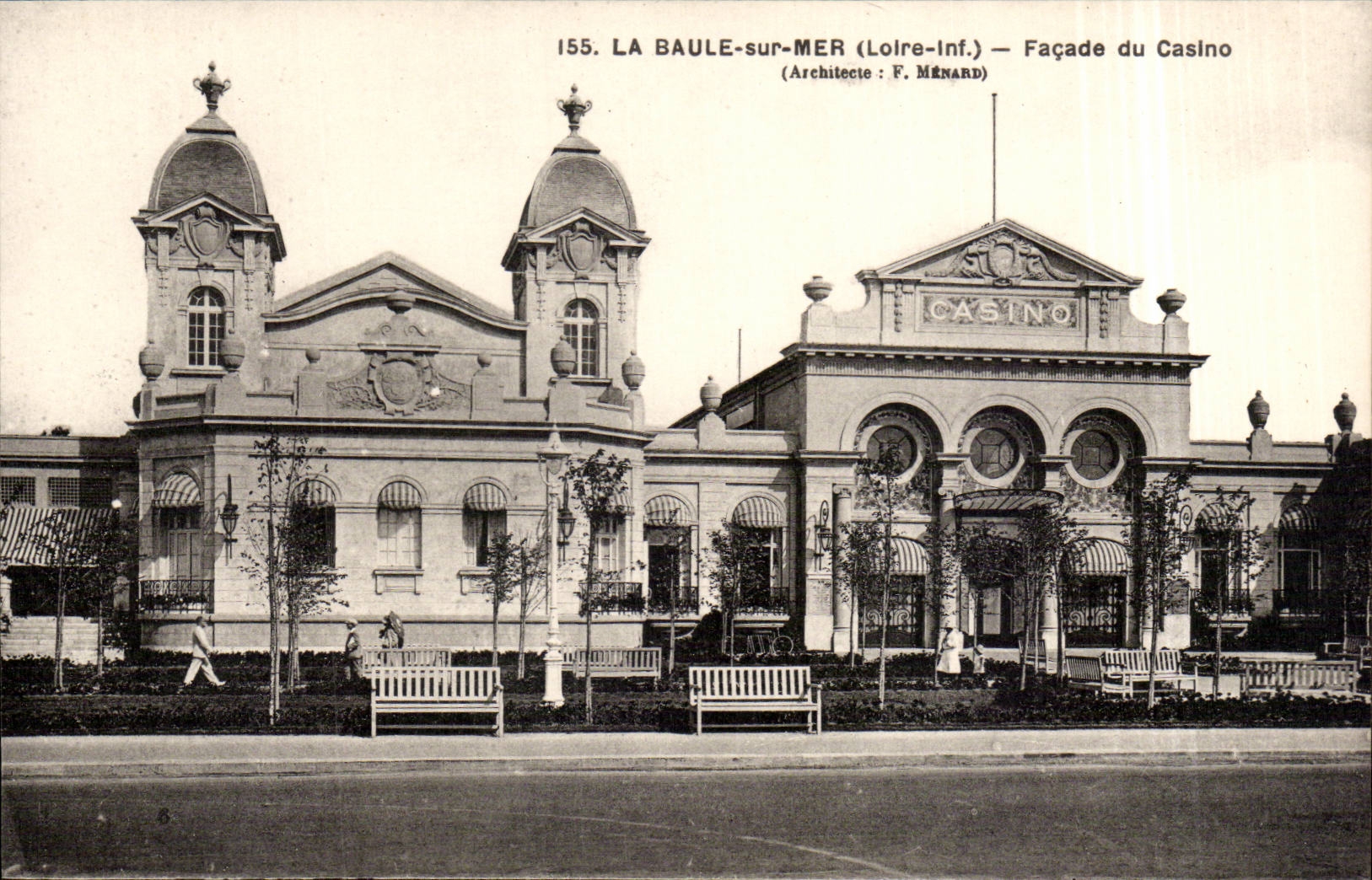 CPA La Baule on sea Frontage of the casino