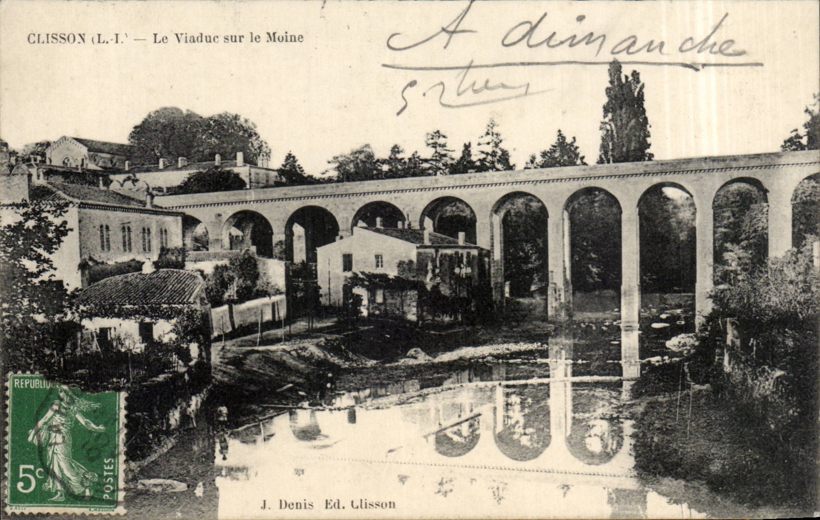 CPA Clisson der Viaduct auf dem Monch