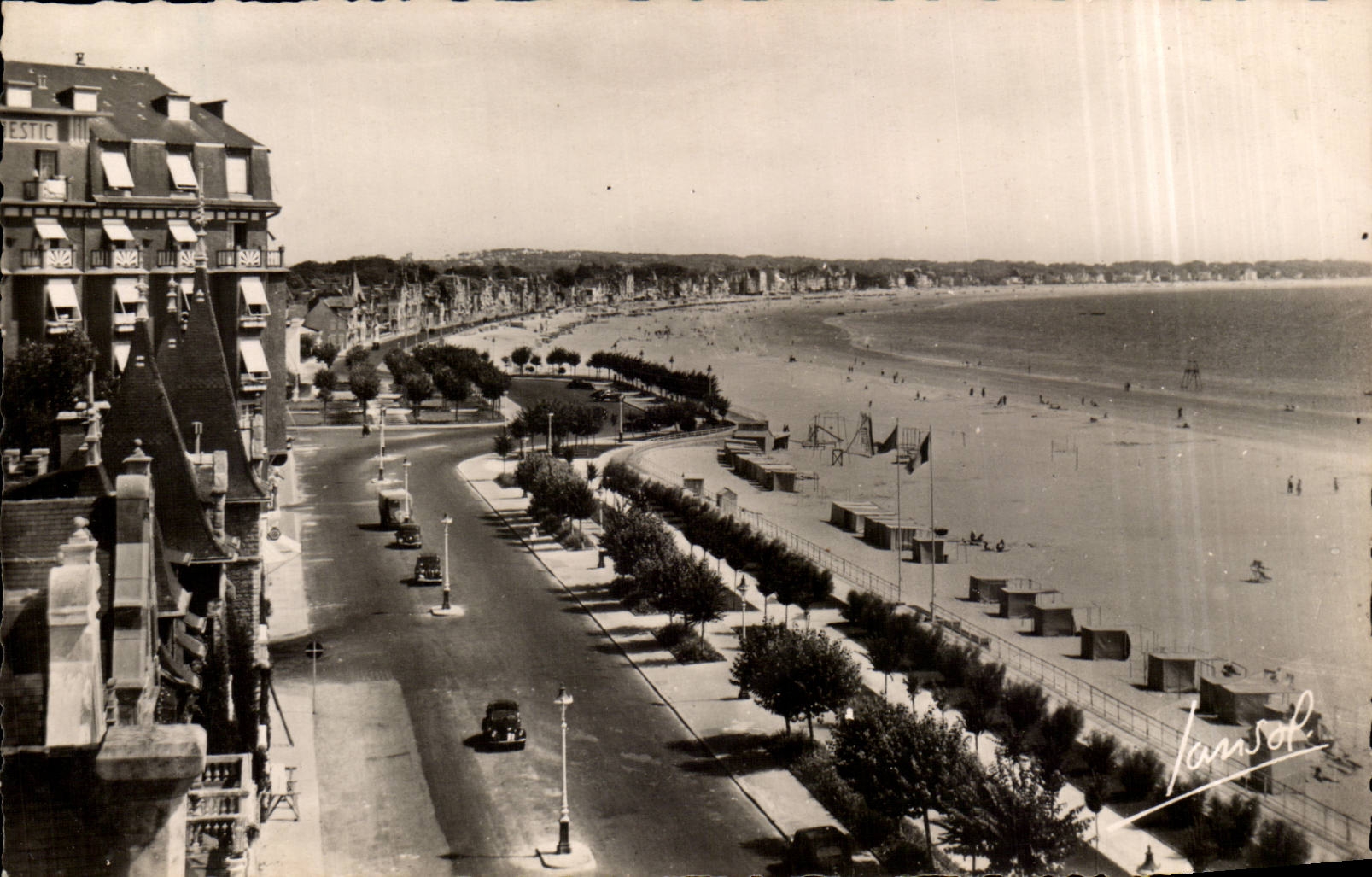 CPA La Baule the esplanade of the casino