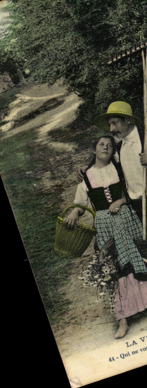 CPA open-air life Peasant Folklore