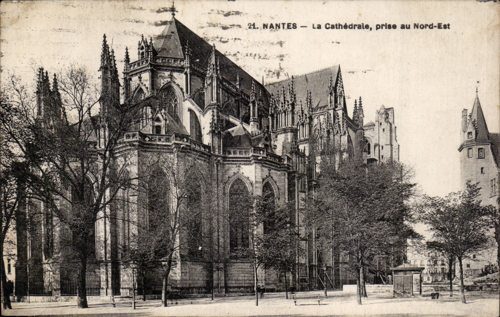 CPA Nantes the cathedral taken of North East