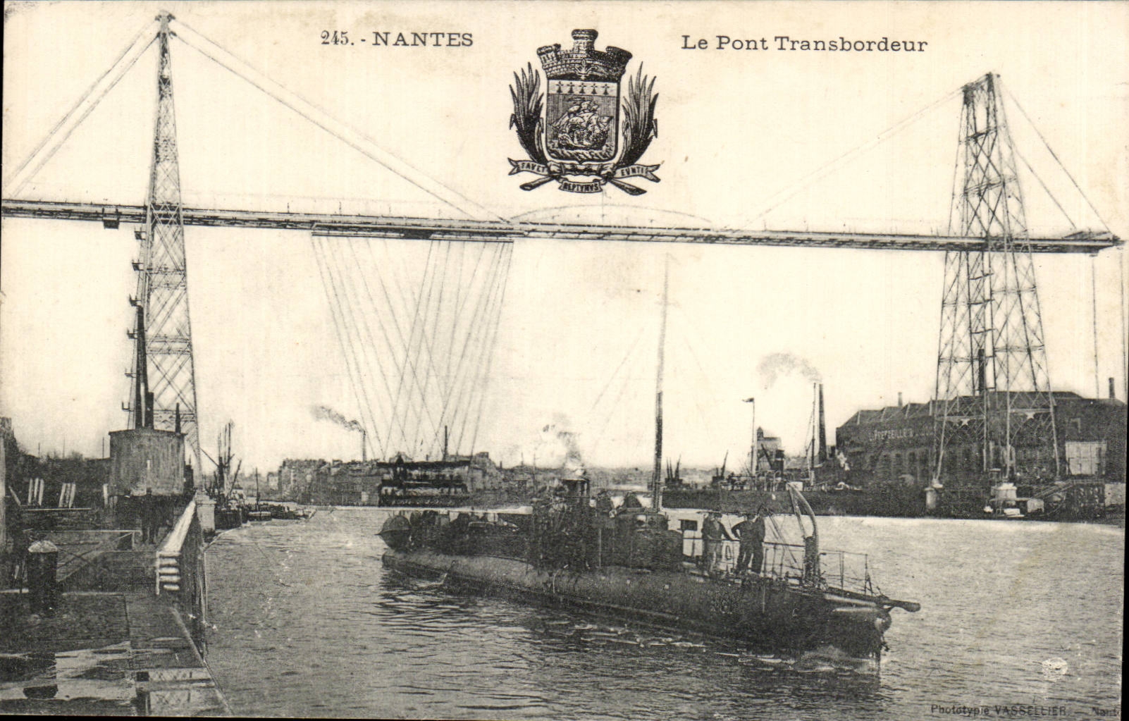CPA Nantes the transporter bridge