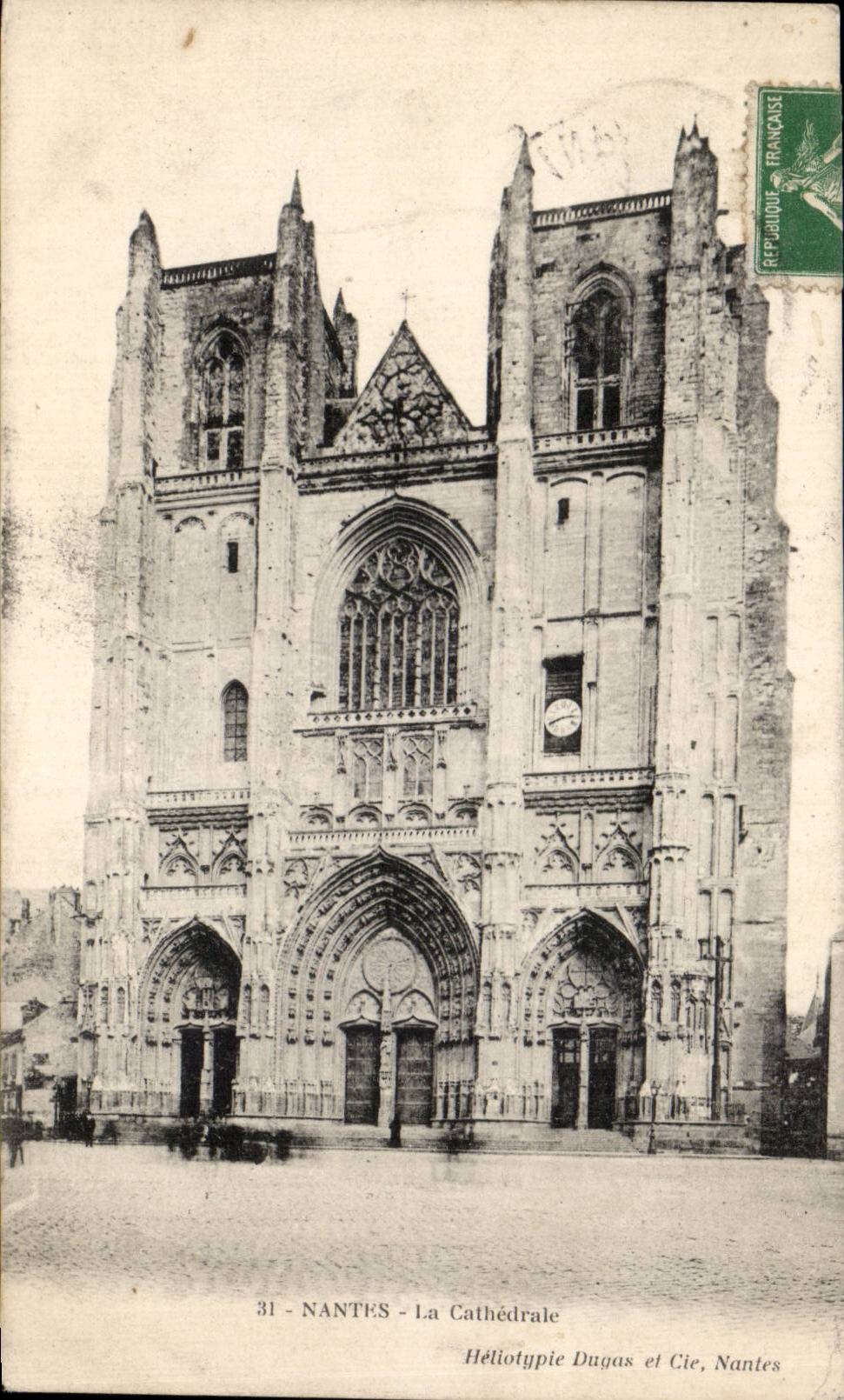 CPA Nantes the cathedral