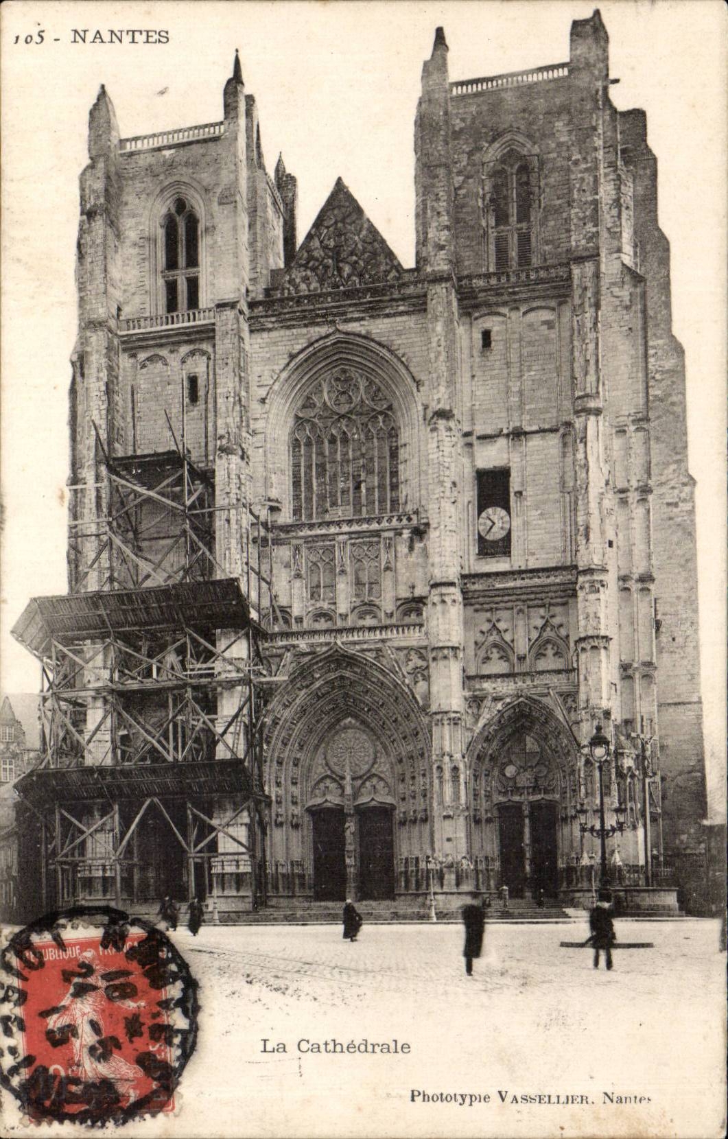CPA Nantes the cathedral