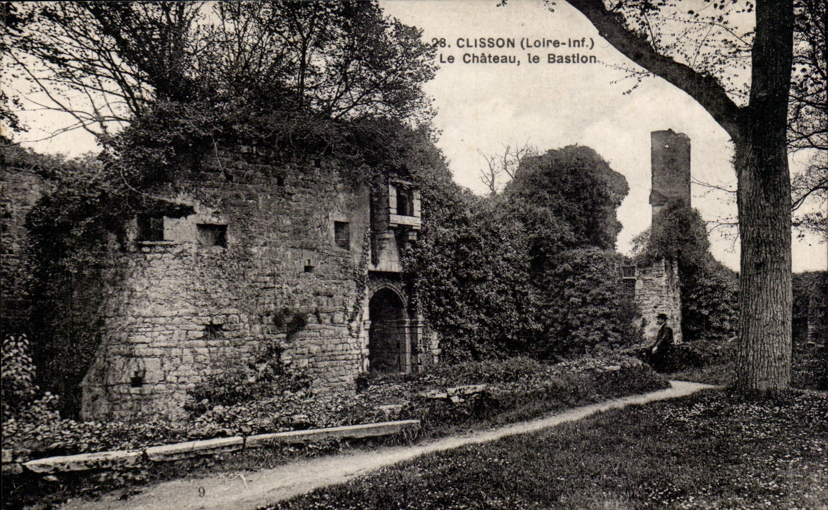 CPA Clisson das Schloss die Bastion