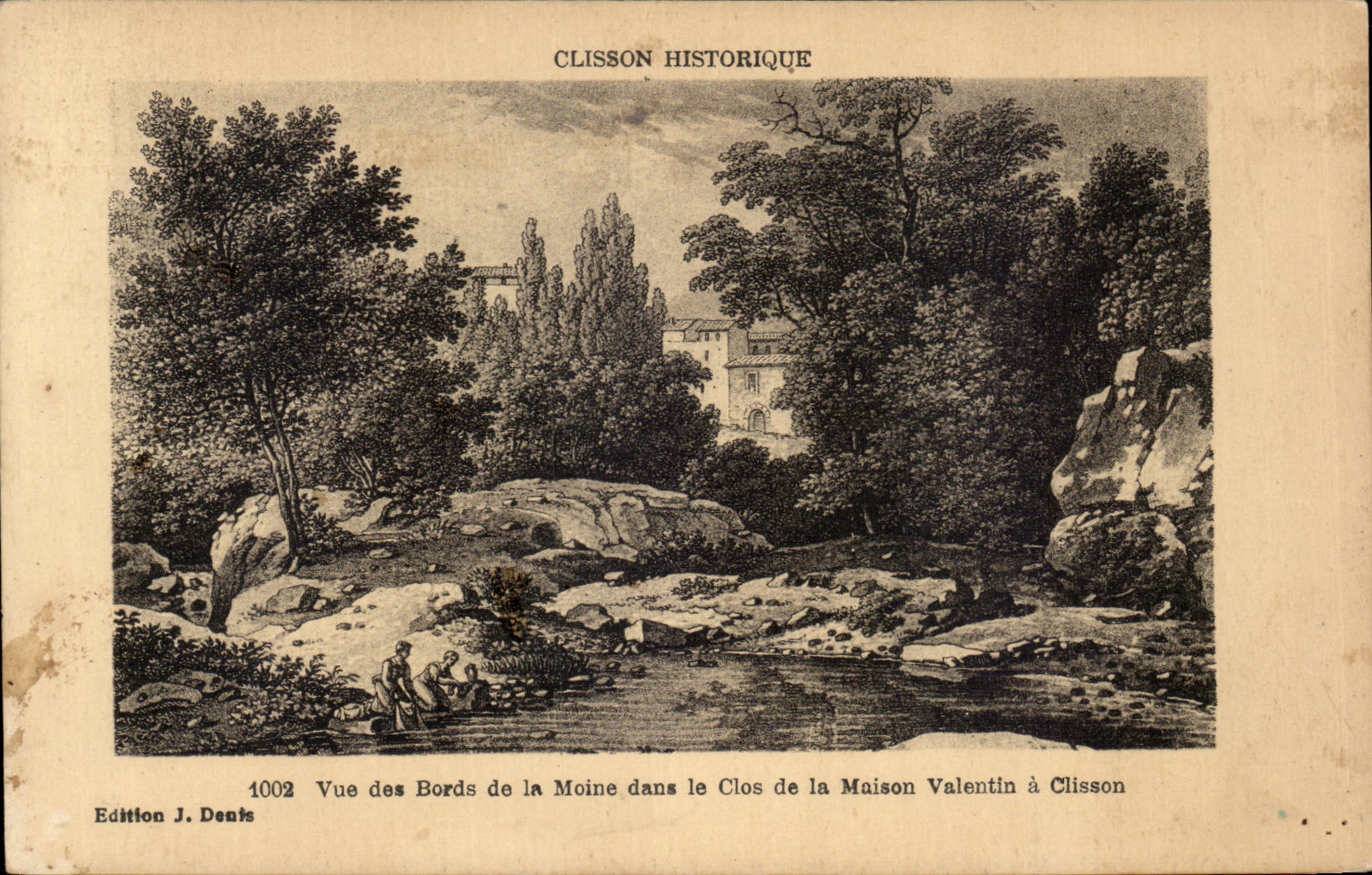 CPA Clisson Vue der Rander des Marne im Feld des Valentinsgrusshauses hat Lcisson