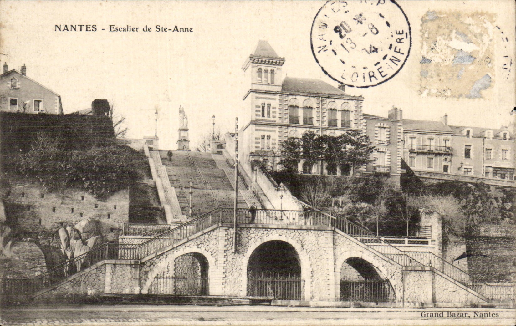 CPA Nantes Staircase of co Anne