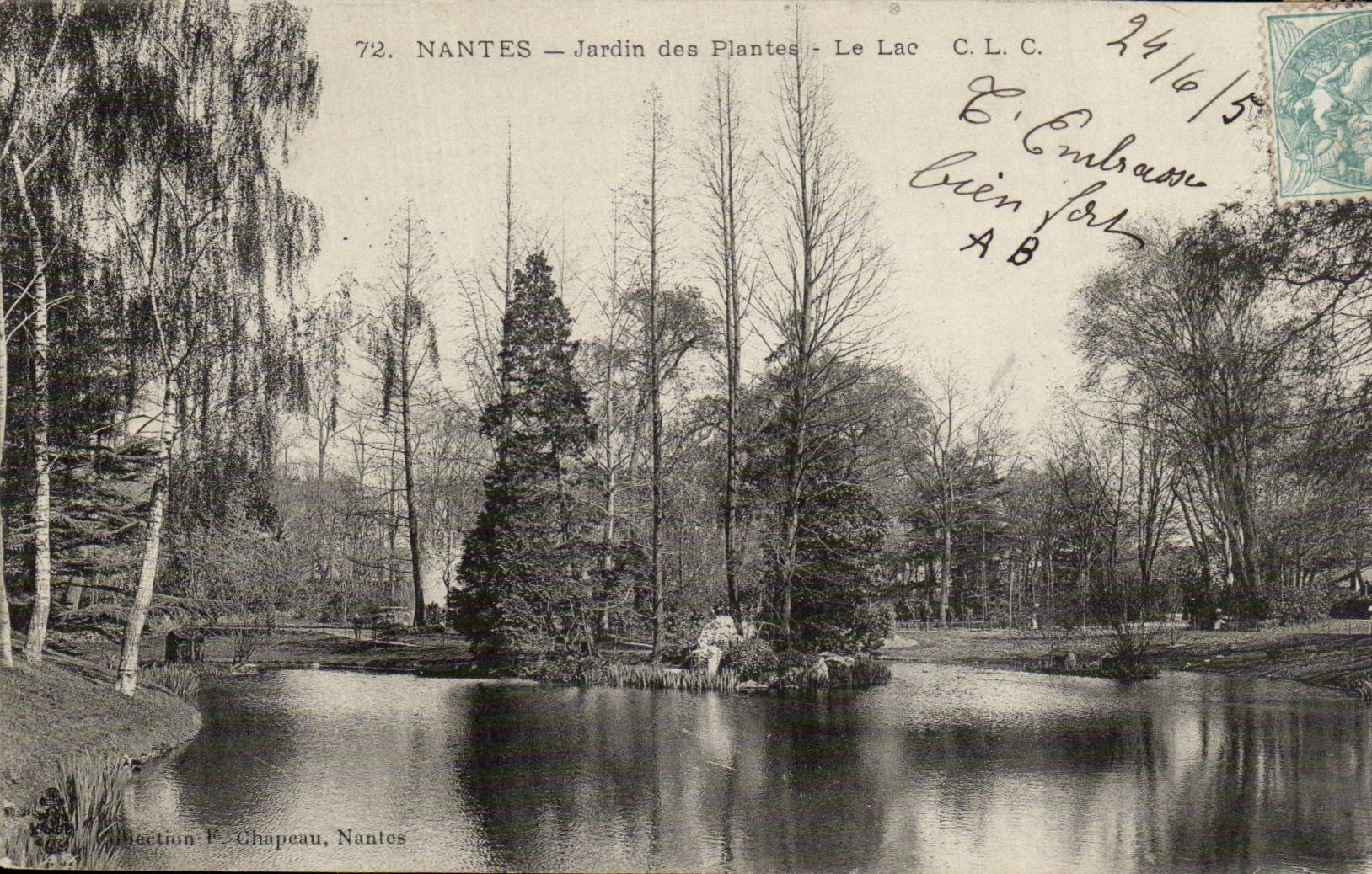 CPA Nantes Botanical garden